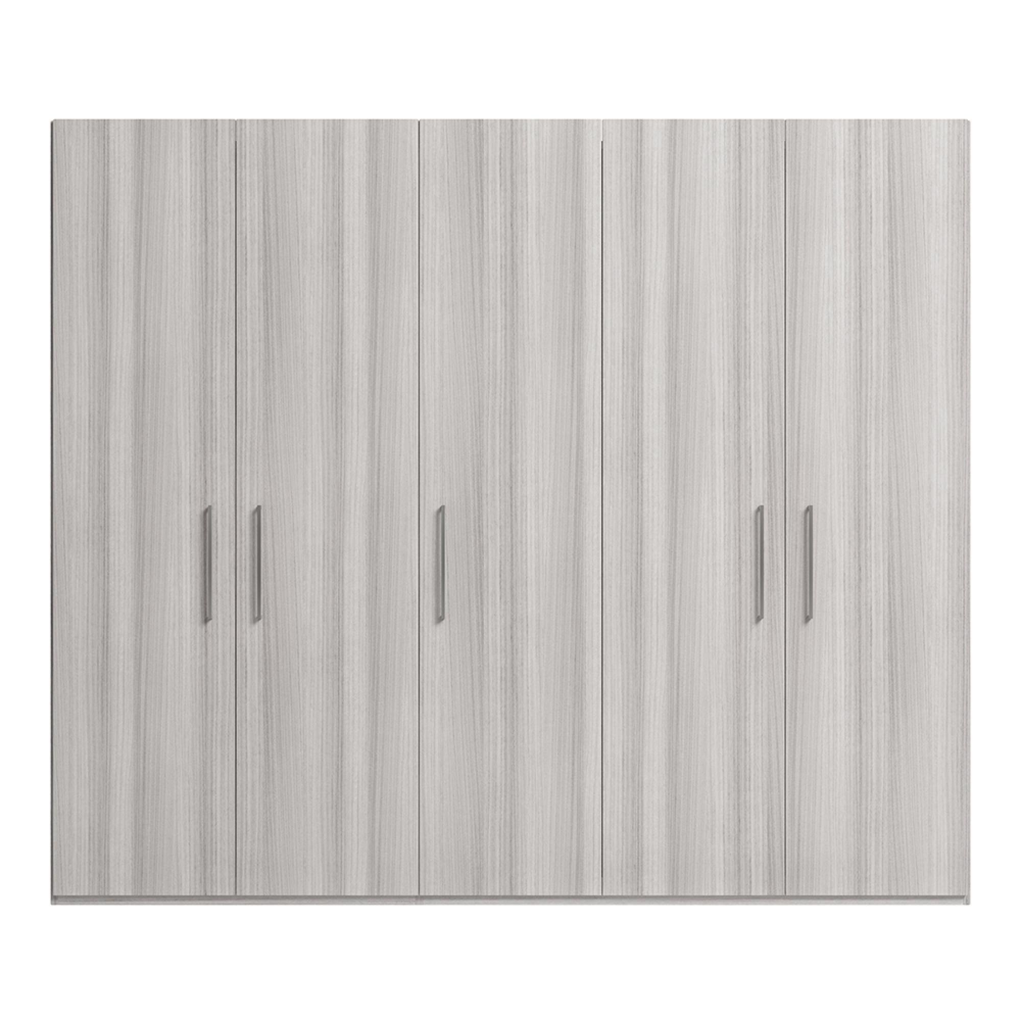 Mia Wardrobe - 5 Door - Grey