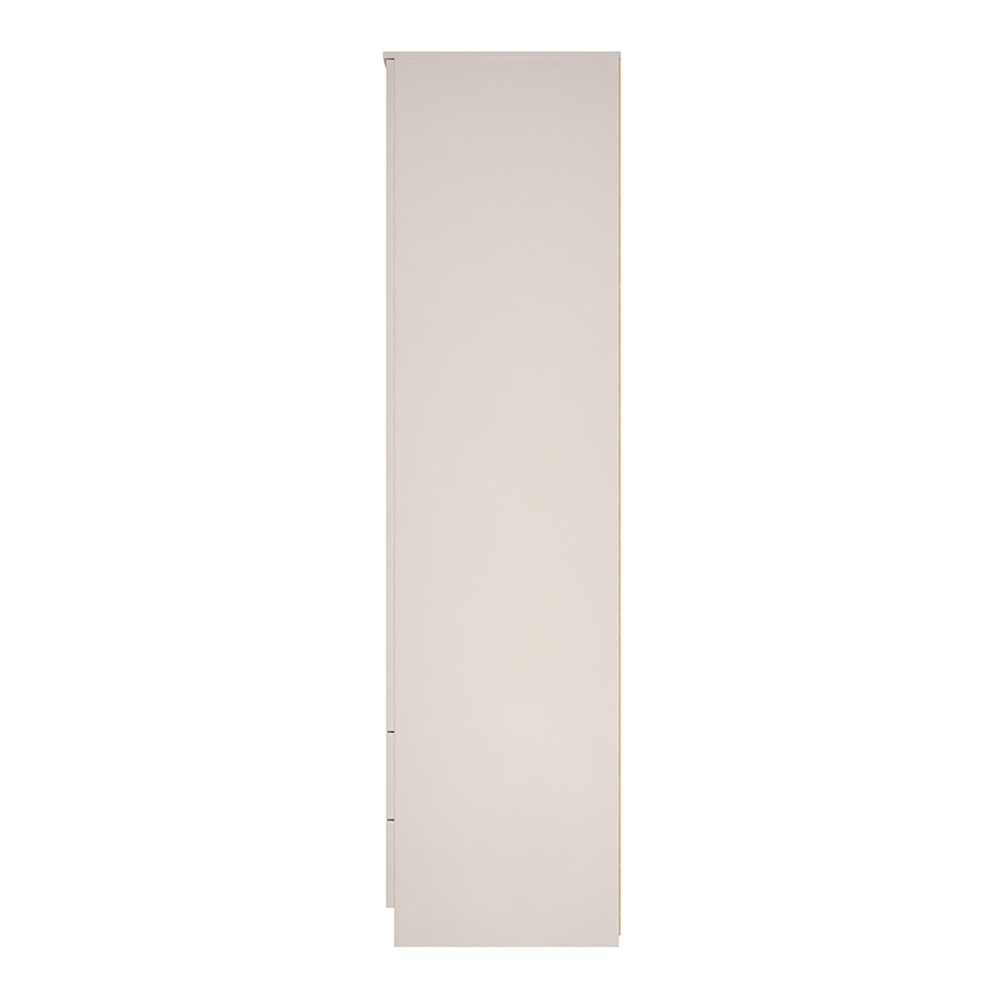 Milan Wardrobe - 2 Door - 2 Drawer - Double - Cashmere Gloss