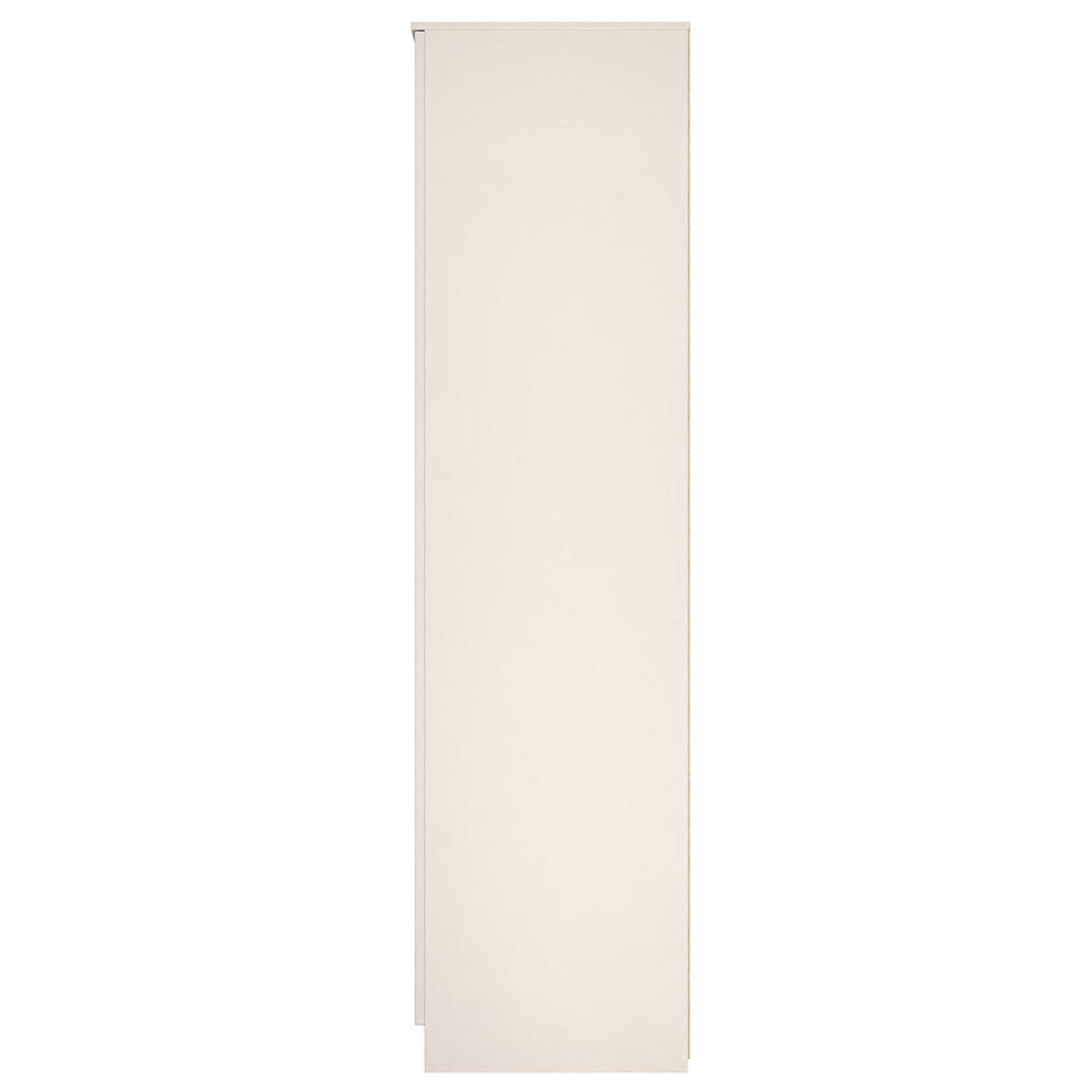 Milan Wardrobe - 3 Door - 1 Mirror - Tall - Triple - Cashmere Gloss