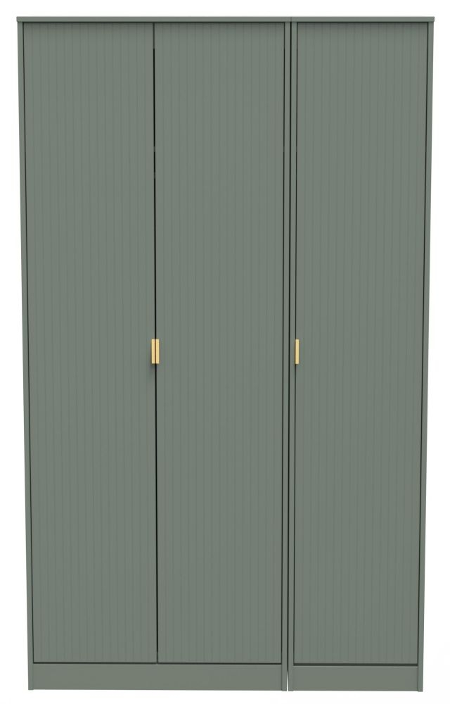 Nashville Green 3 Door Tall Triple Wardrobe