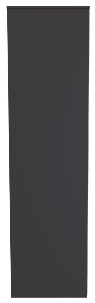 New York Wardrobe - 3 Door - Tall - Triple - Graphite
