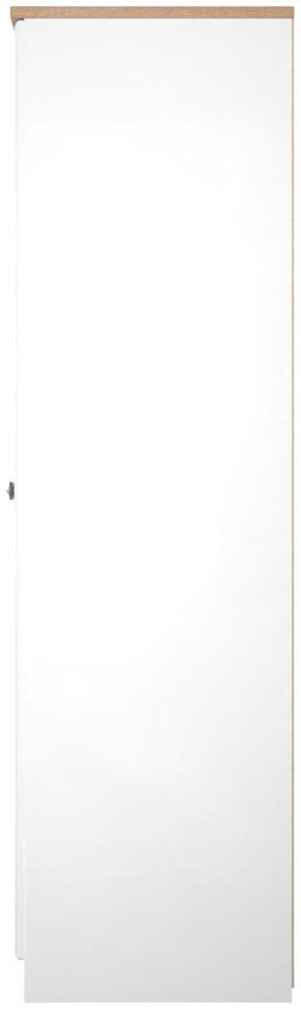 Norfolk Wardrobe - 2 Door - Plain - White and Oak