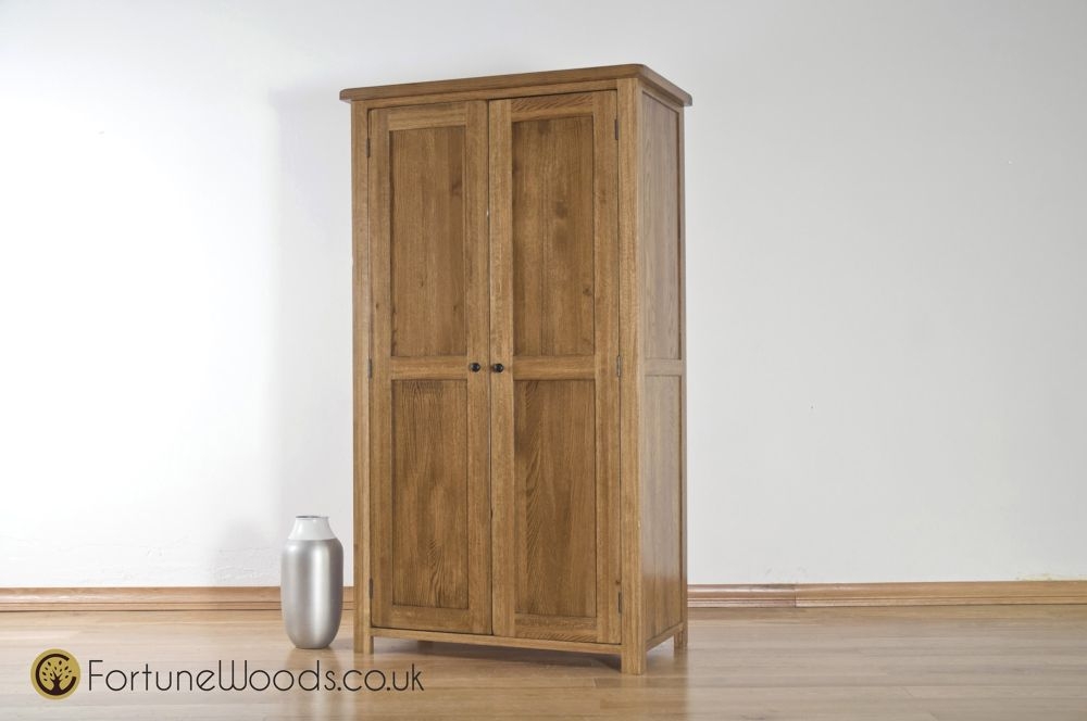 Originals Rustic Oak 2 Door Wardrobe