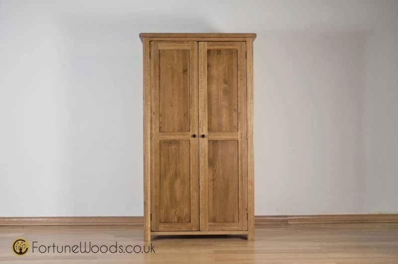 Originals Rustic Oak 2 Door Wardrobe