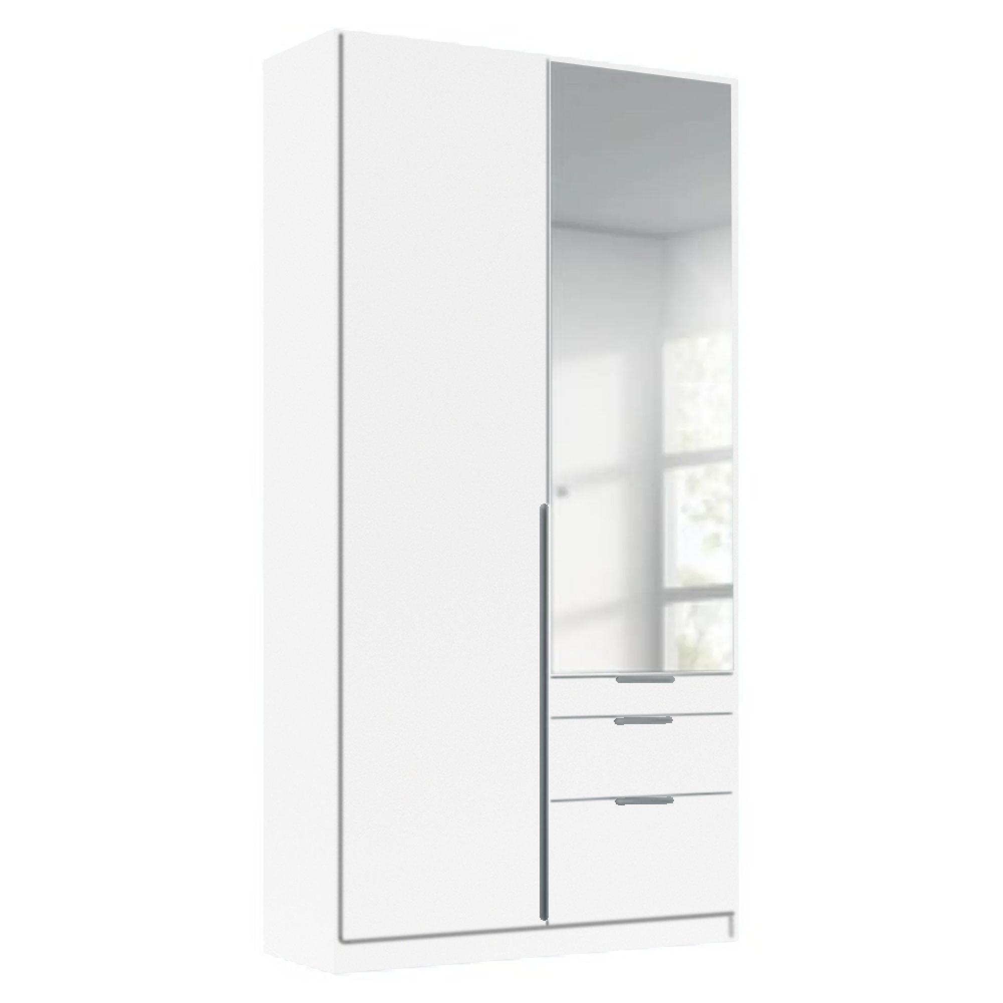 Rauch Alabama 91cm 2 Door Combi Wardrobe - Alpine White