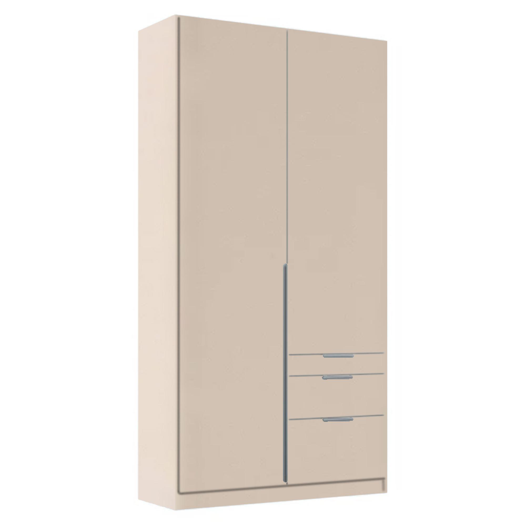 Rauch Alabama 91cm 2 Door Wardrobe with Drawer - Champagne