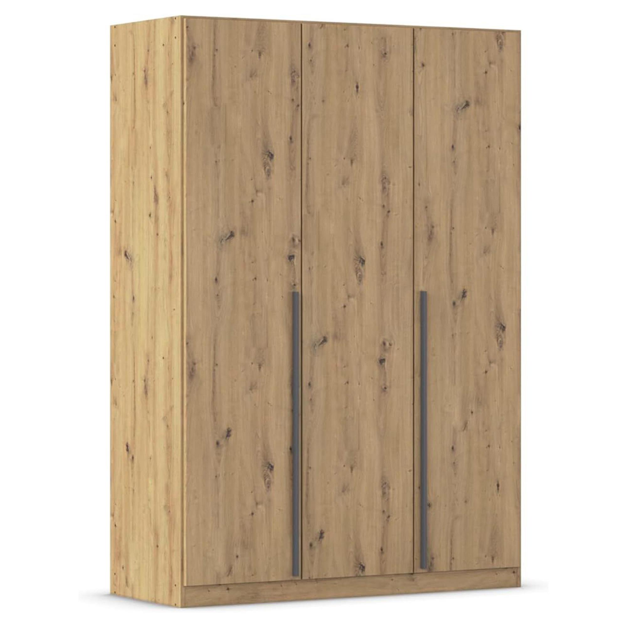 Rauch Alba 136cm 3 Door Wardrobe - Artisan Oak
