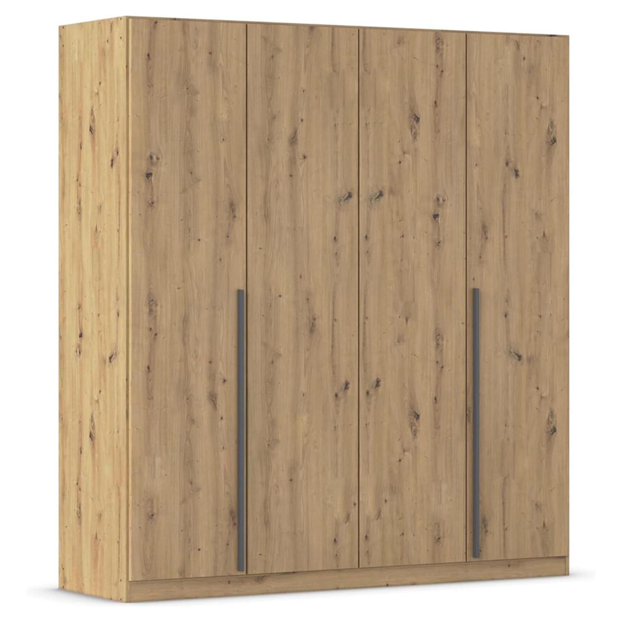 Rauch Alba 181cm 4 Door Wardrobe - Artisan Oak