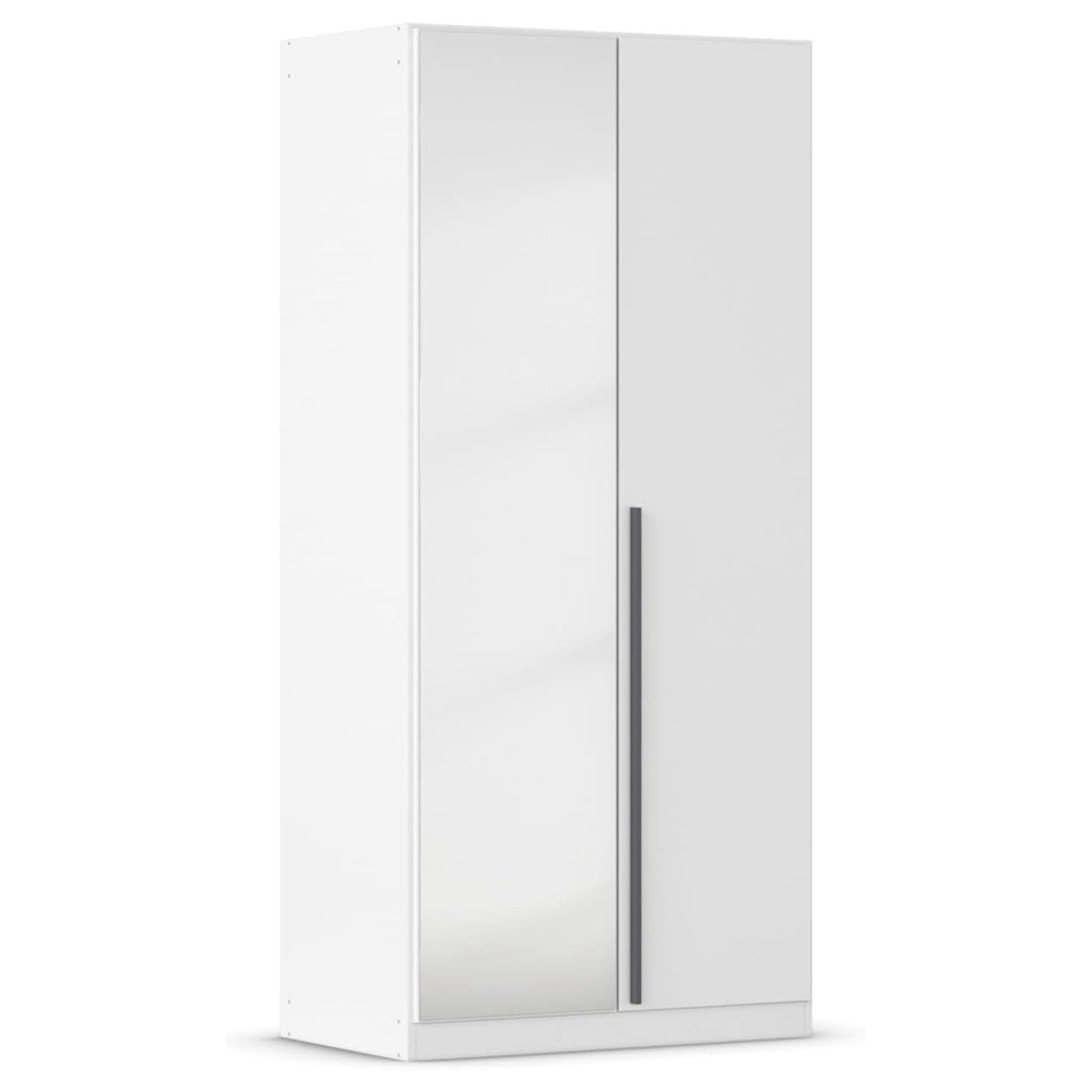 Rauch Alba 91cm 2 Door Mirror Wardrobe - Alpine White