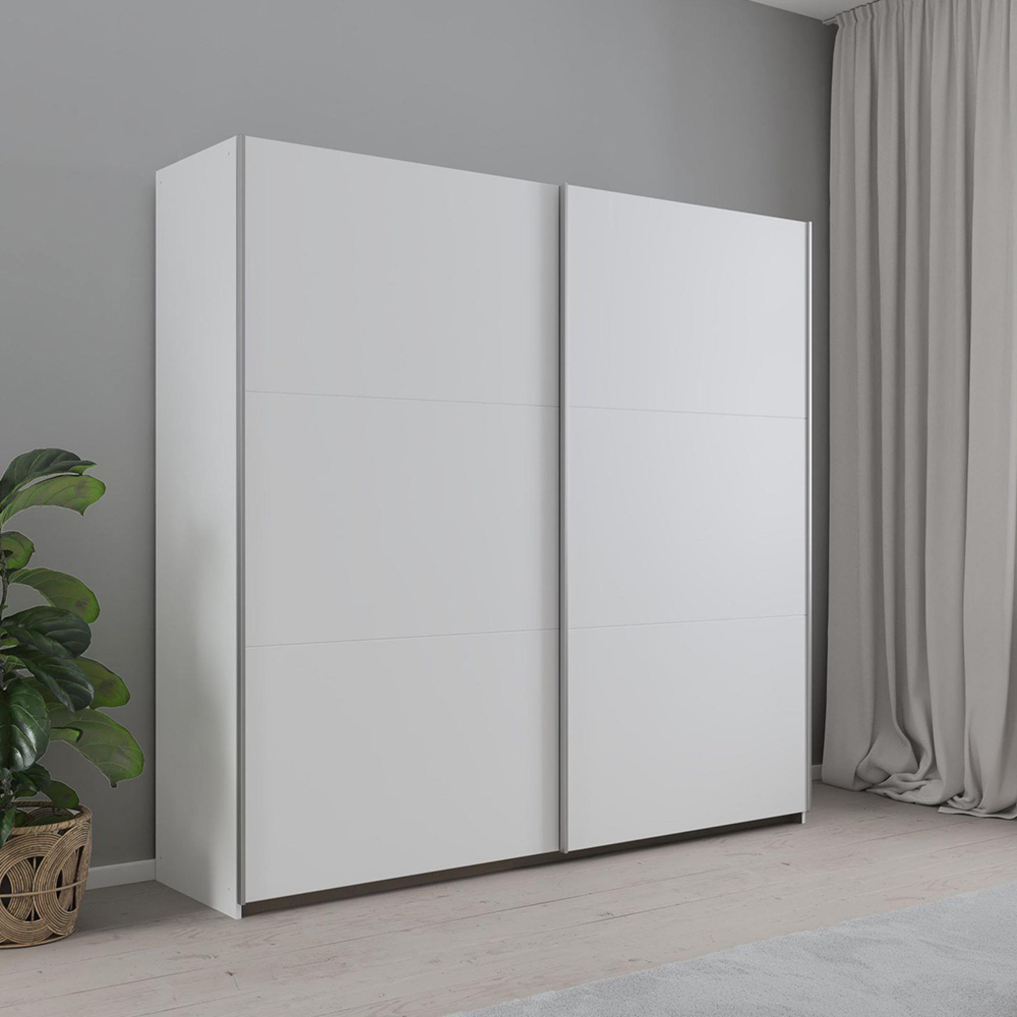 Rauch Aurelio 218cm Alpine White 2 Door Sliding Wardrobe