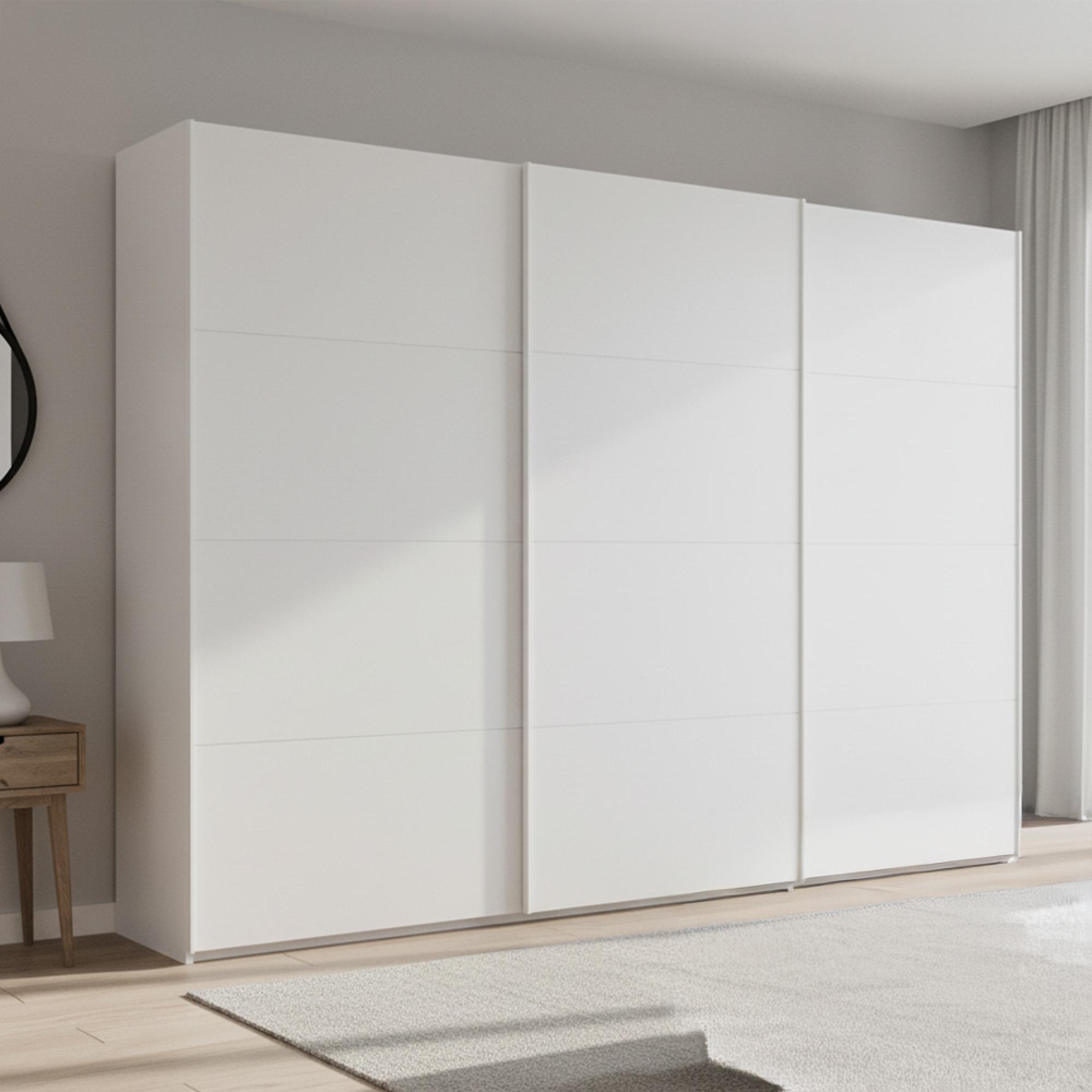 Rauch Beluga Extra 316cm 3 Door Sliding Wardrobe - Alpine White