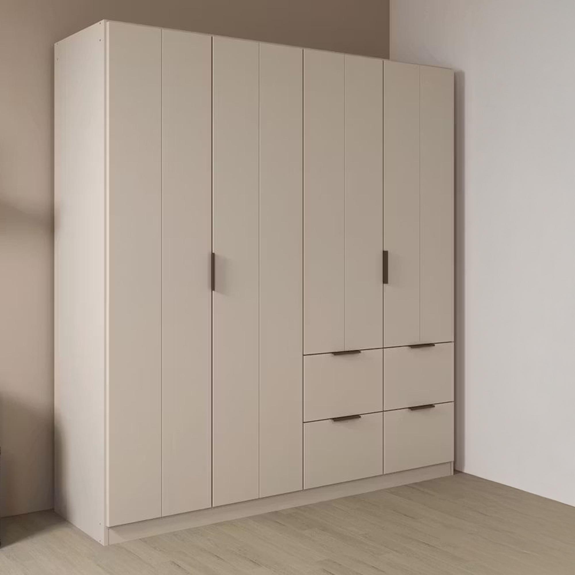 Rauch Ella 181cm 4 Door Wardrobe with Drawer - Champagne