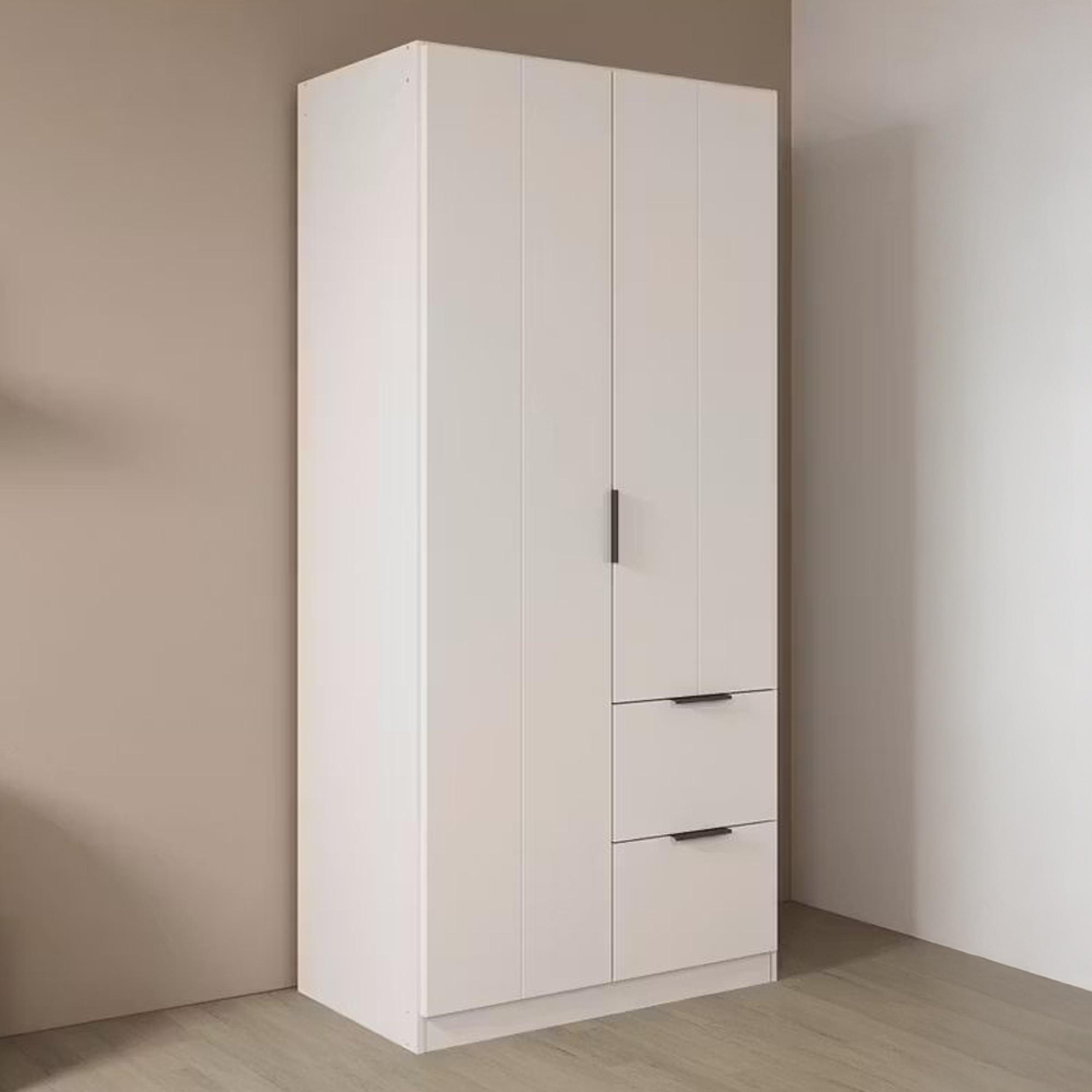 Rauch Ella 91cm 2 Door Wardrobe with Drawer - Alpine White