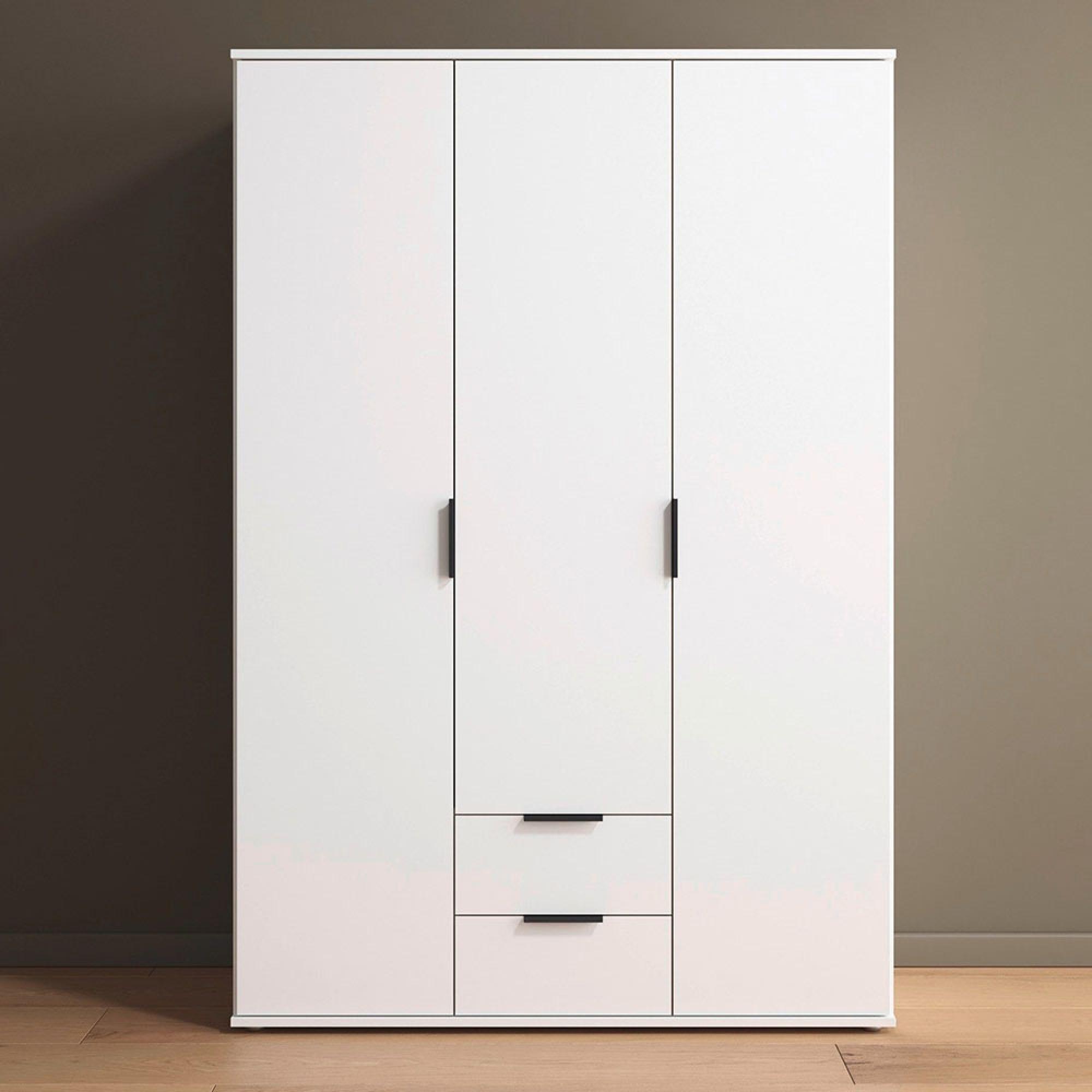 Rauch Essea 127cm 3 Door Wardrobe - Alpine White