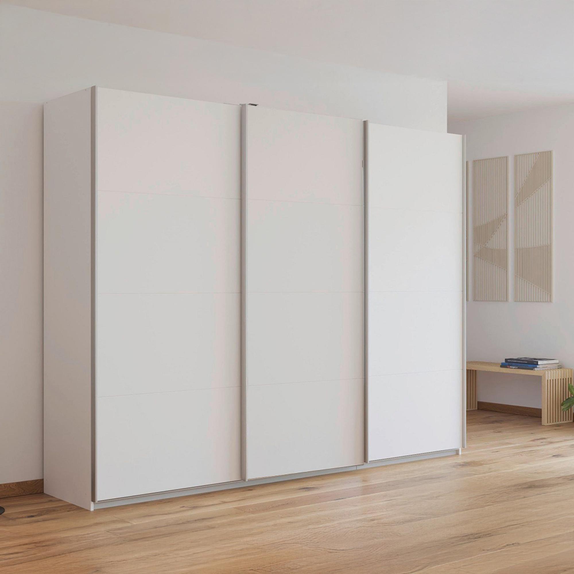 Kulmbach Sliding Wardrobe - 271cm - 3 Door - Alpine White