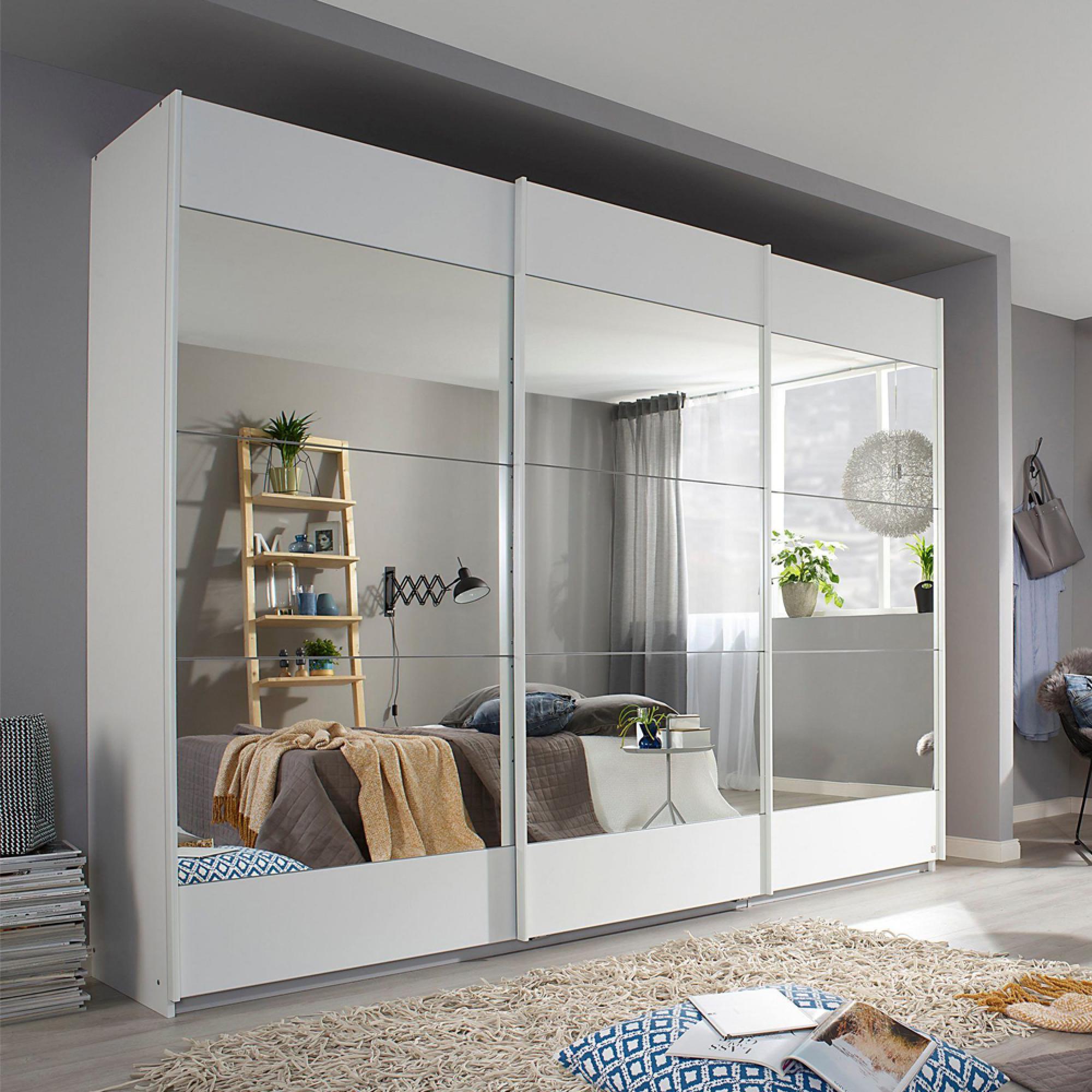 Rauch Malibu 271cm 3 Door Sliding Wardrobe - Alpine White
