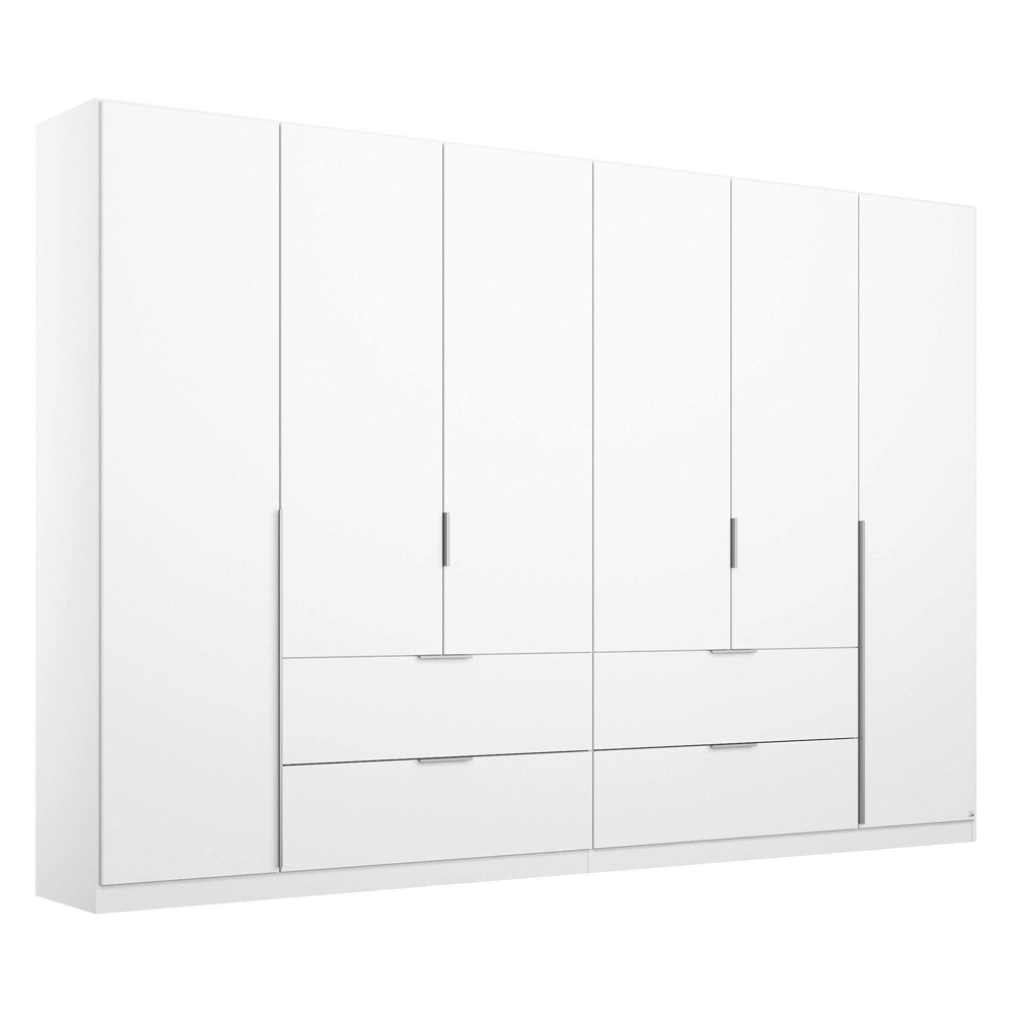 Rauch Memphis 271cm 6 Door Wardrobe with Drawer - Alpine White