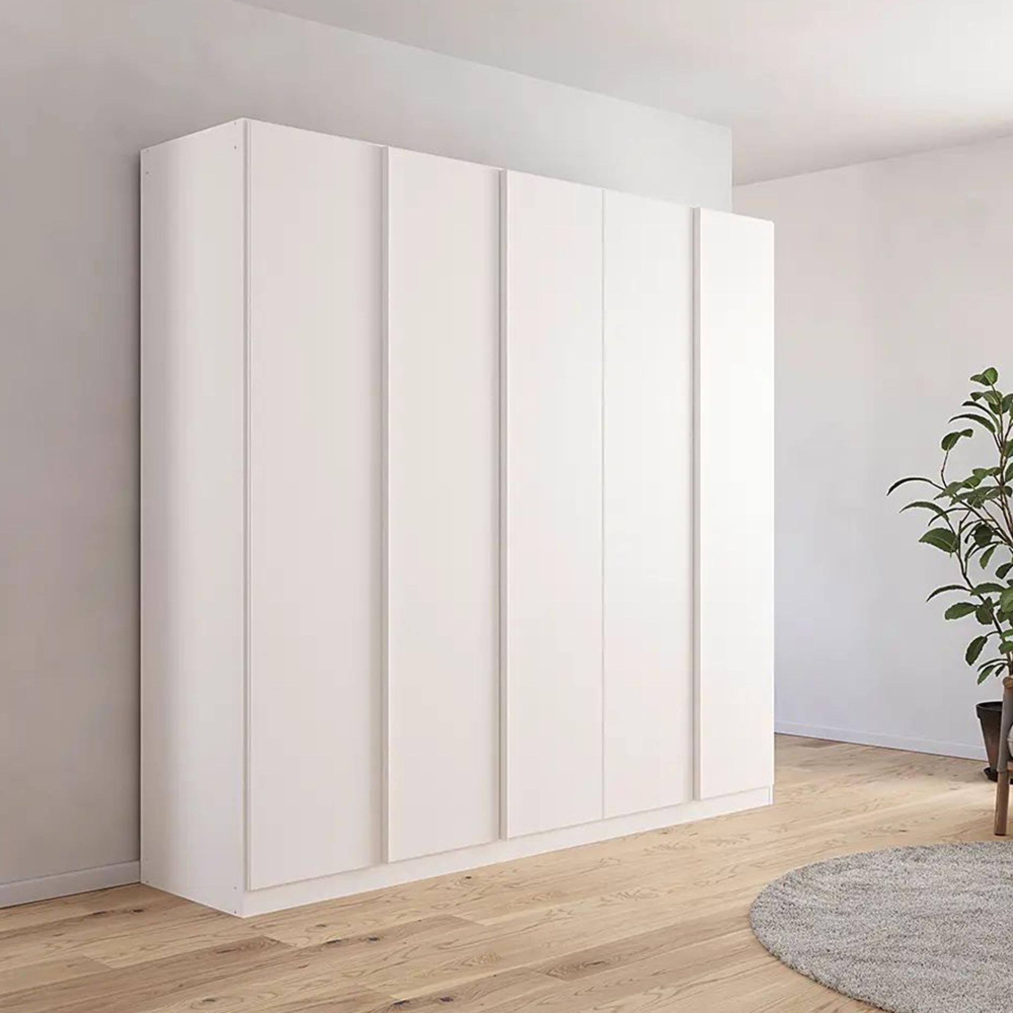 Rauch Monostar 226cm 5 Door Wardrobe with Extras - Alpine White