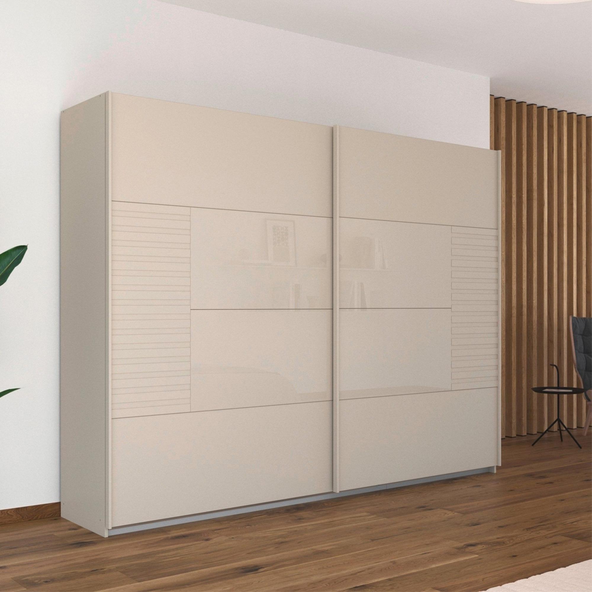 Rauch Ruga 271cm 2 Door Sliding Wardrobe - Champagne