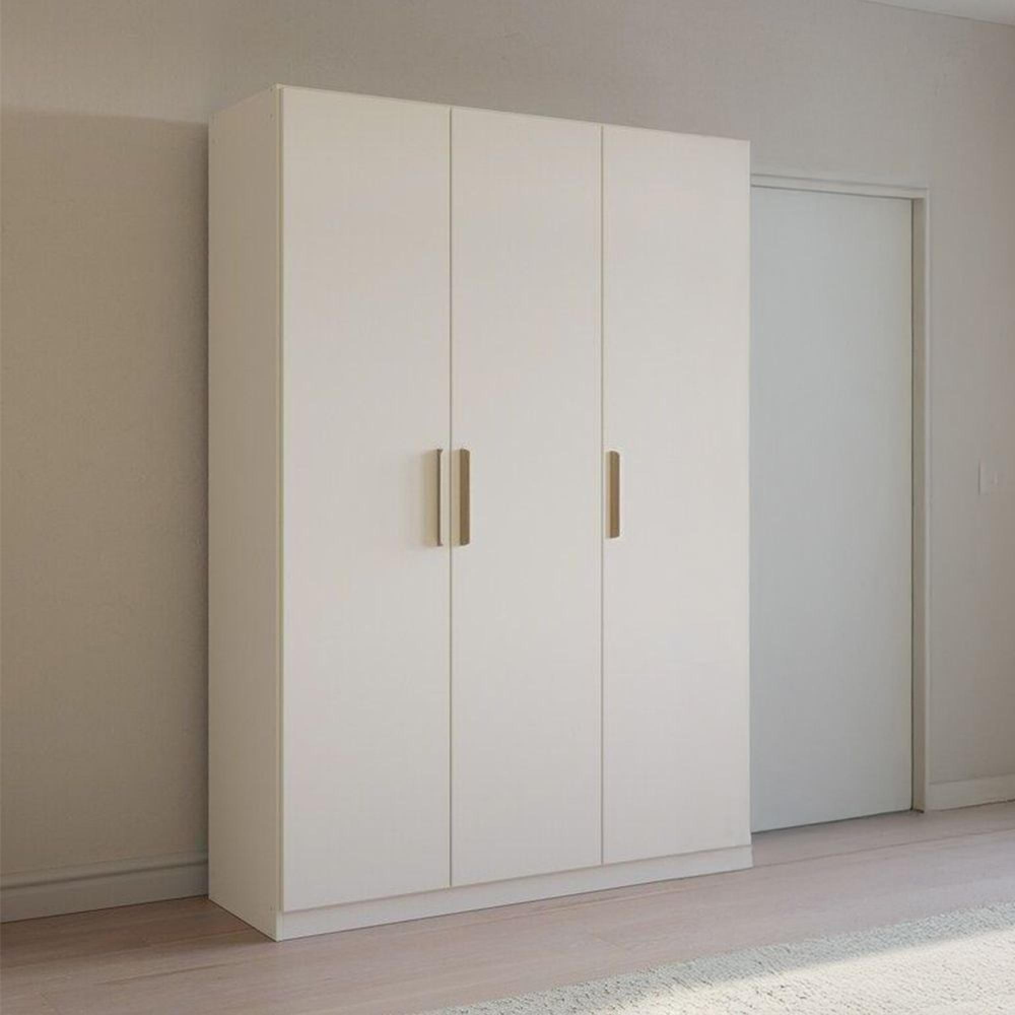 Rauch Skandi 136cm 3 Door Wardrobe - Alpine White