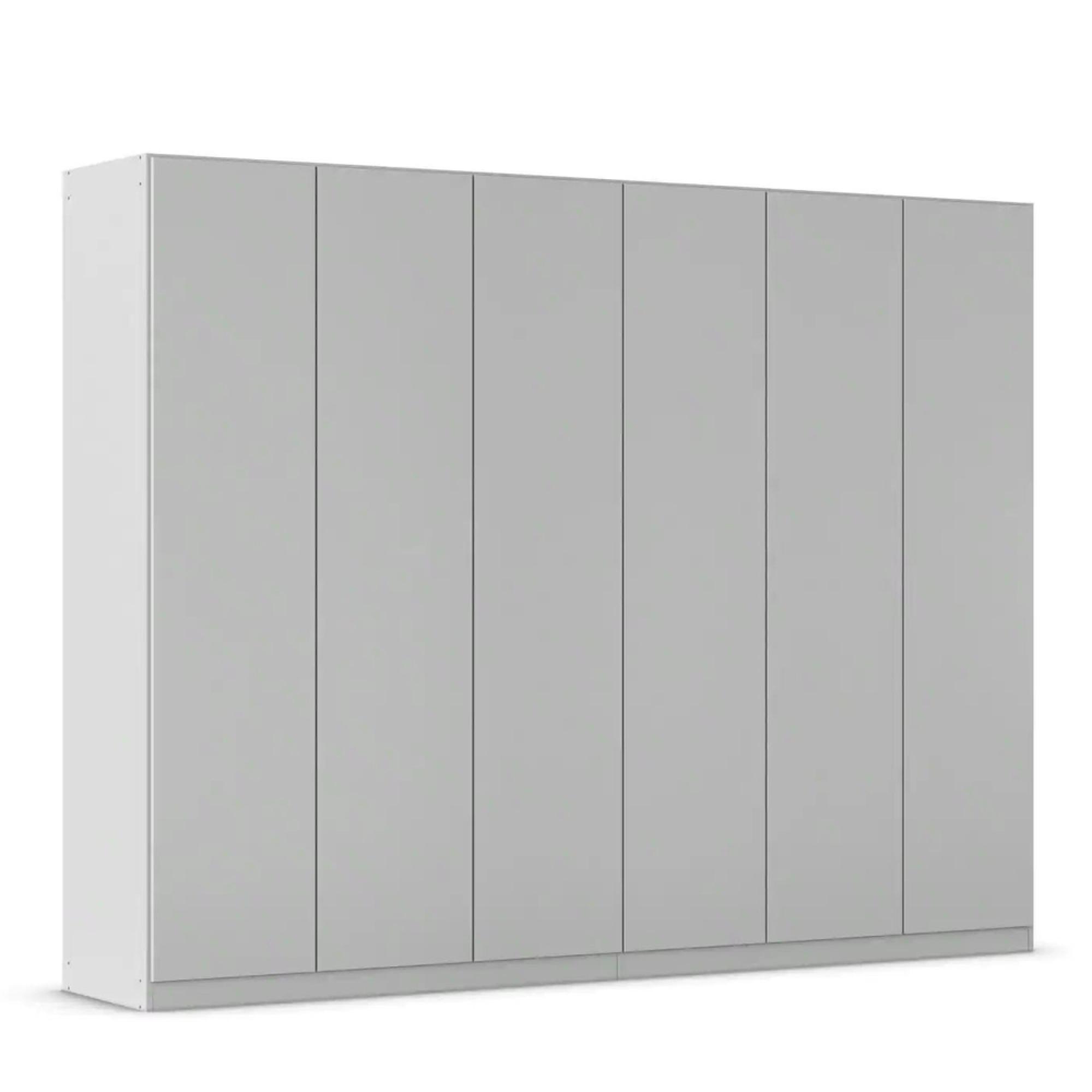 Rauch Wingview Lite 271cm 6 Door Wardrobe - Silk Grey