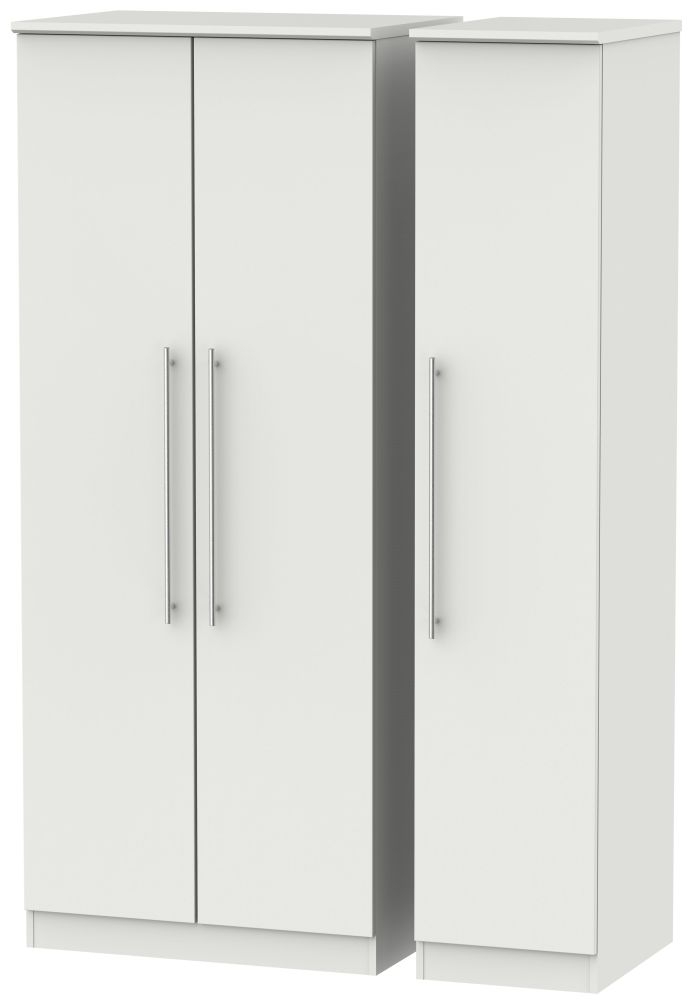 Sherwood Grey 3 Door Triple Wardrobe