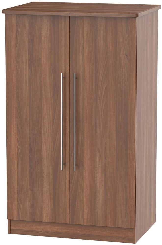Sherwood Walnut Effect Midi Wardrobe