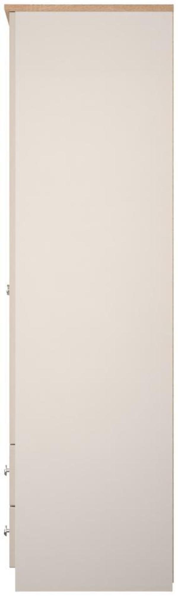 Sussex Wardrobe - 2 Door - 2 Drawer - Double - Cashmere and Oak
