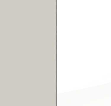 Silk Grey Carcase with High Polish White Front A185A