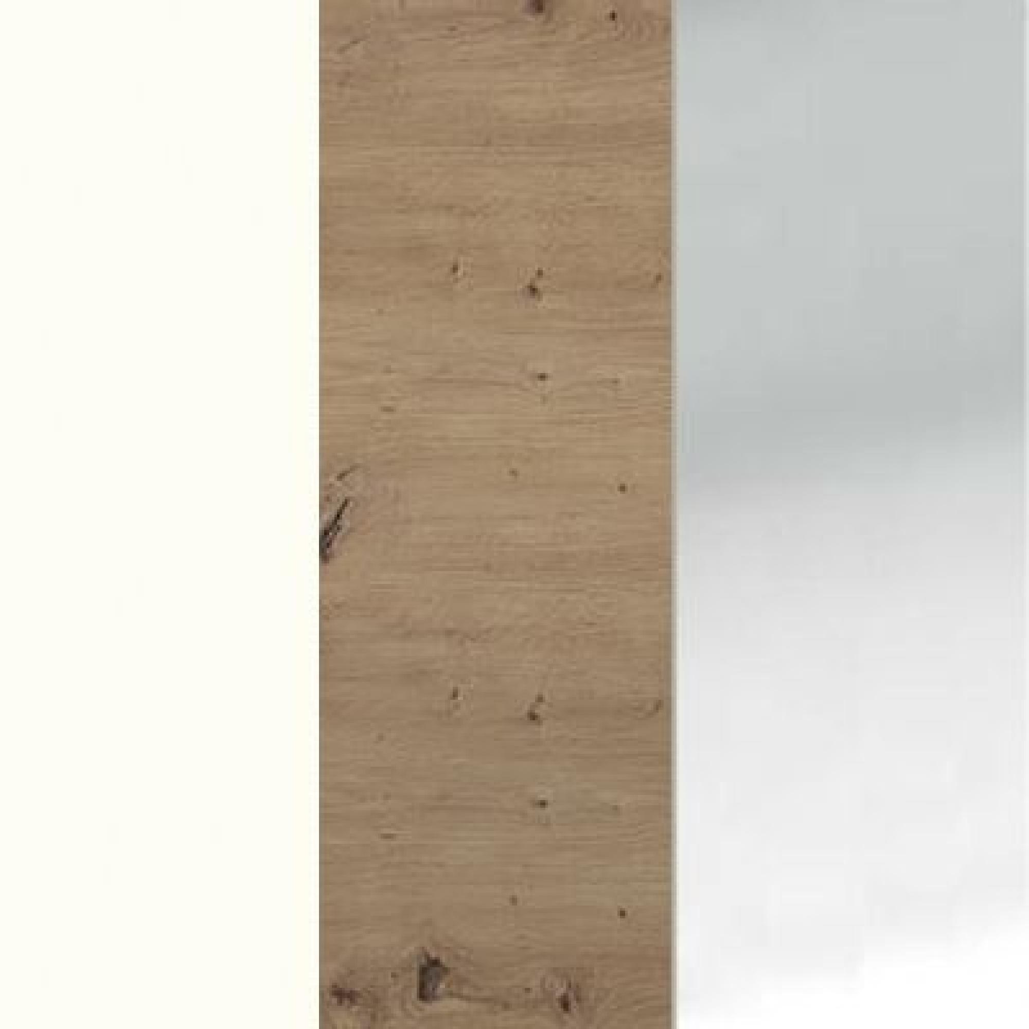 White Carcase with Bianco Oak Front and Chrome Handle 056-051