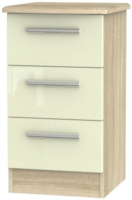 Cream High Gloss Front and Bardolino Base Unit