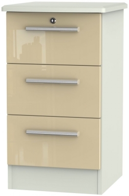 Mushroom High Gloss Front and Kaschmir Matt Base Unit