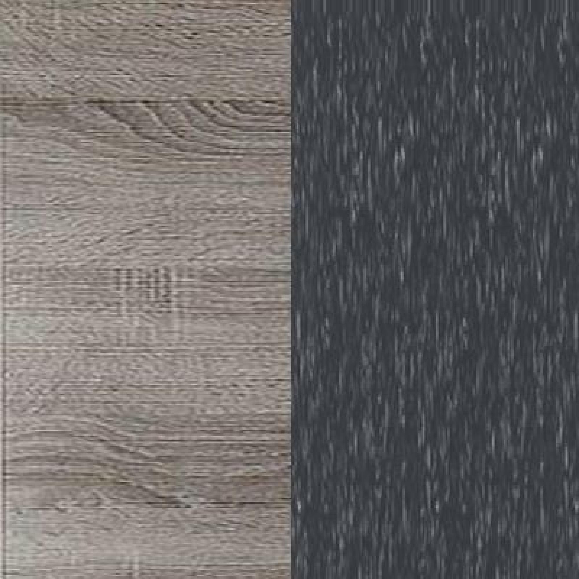 Dark Rustic Oak Carcase Color and Front with Slate Trims 572