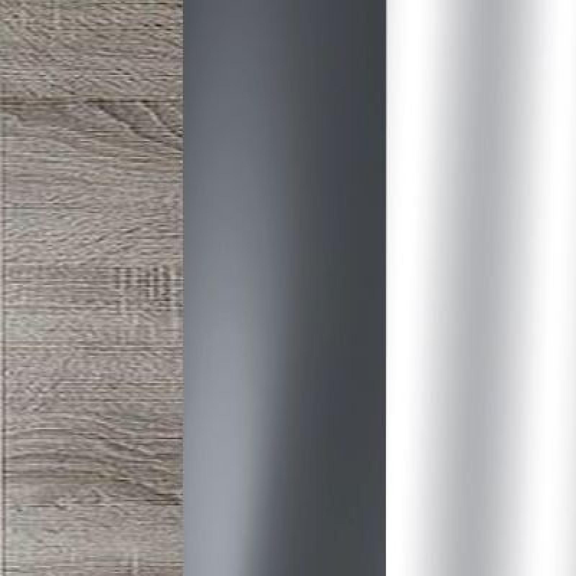 Dark Rustic Oak Carcase Color with Graphite Glass Front and Slate Trims 572