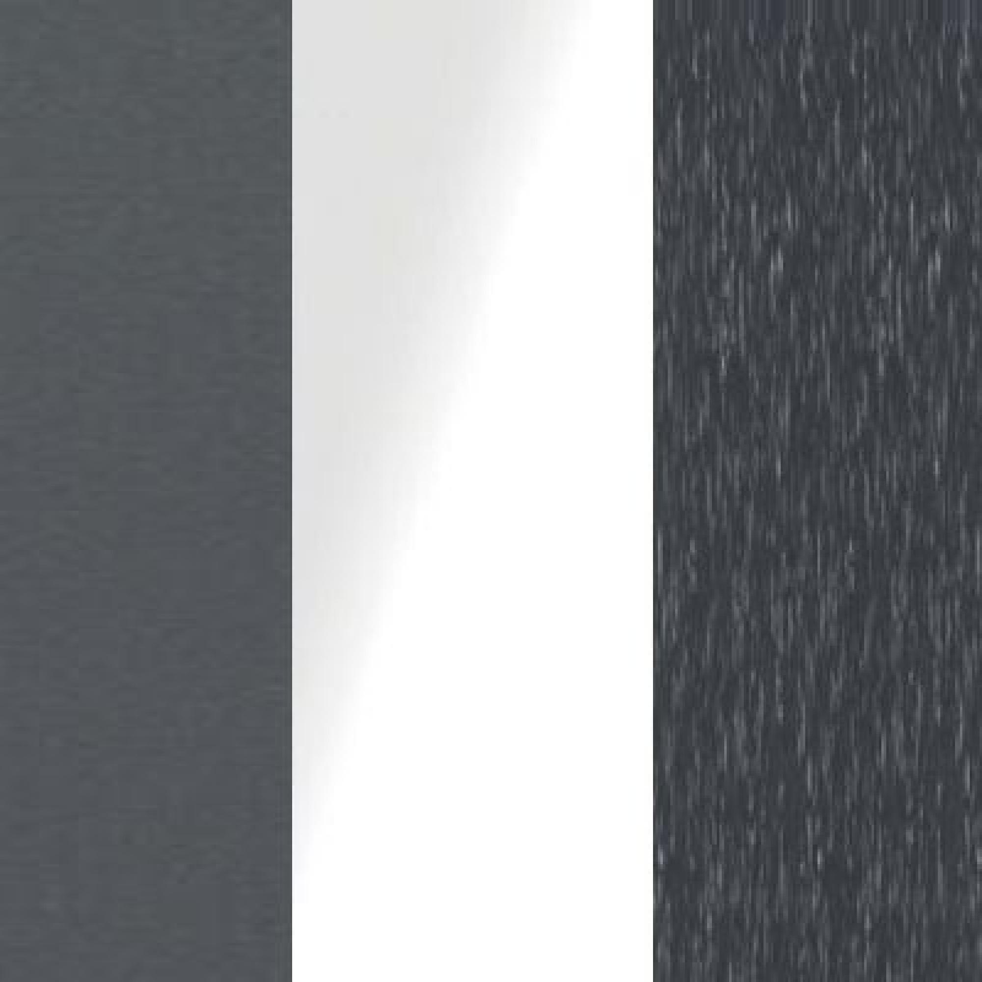 Havana Carcase Color and White Glass Front with Slate Trims 579