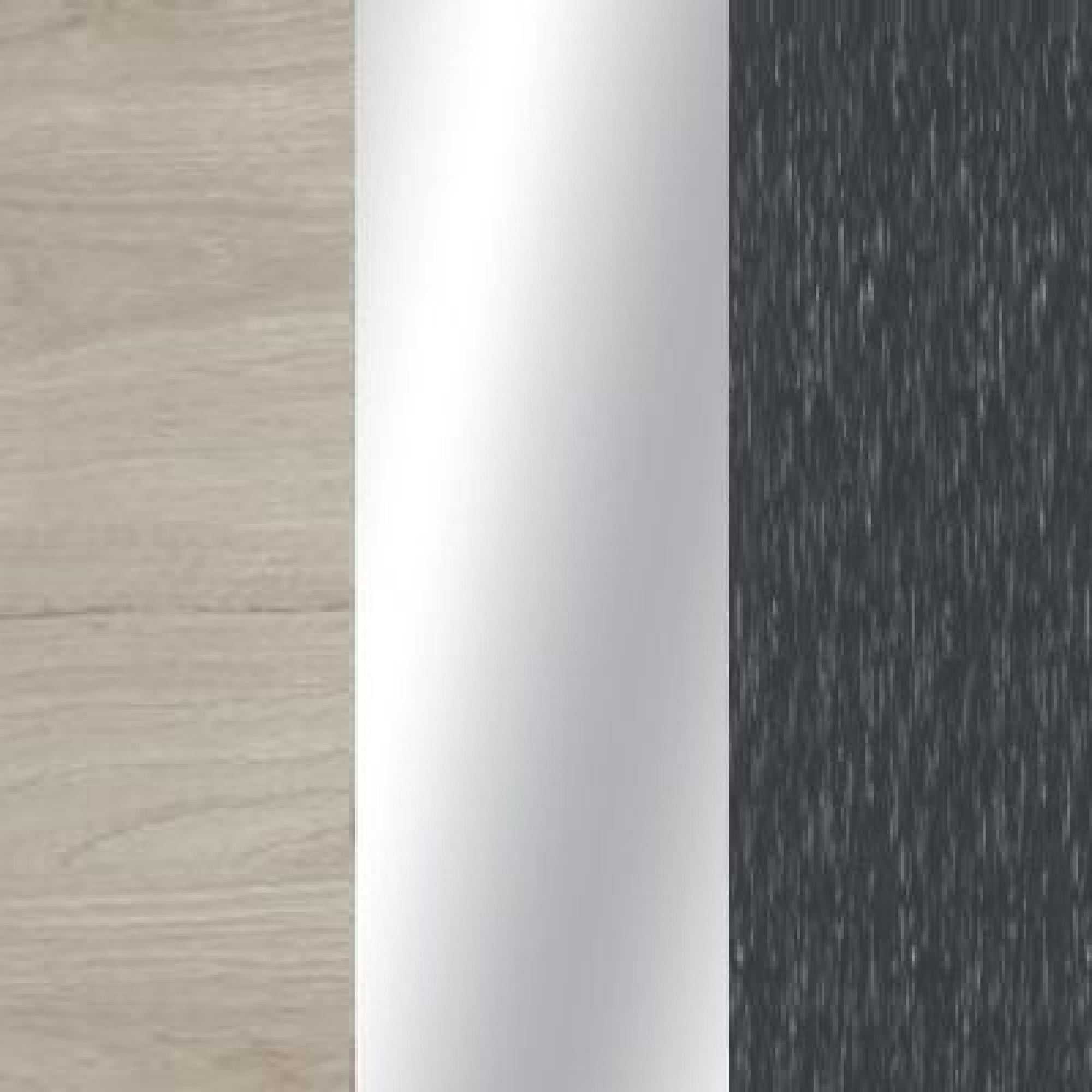 Holm Oak Carcase Color and Crystal Mirror Front with Slate Trims 577