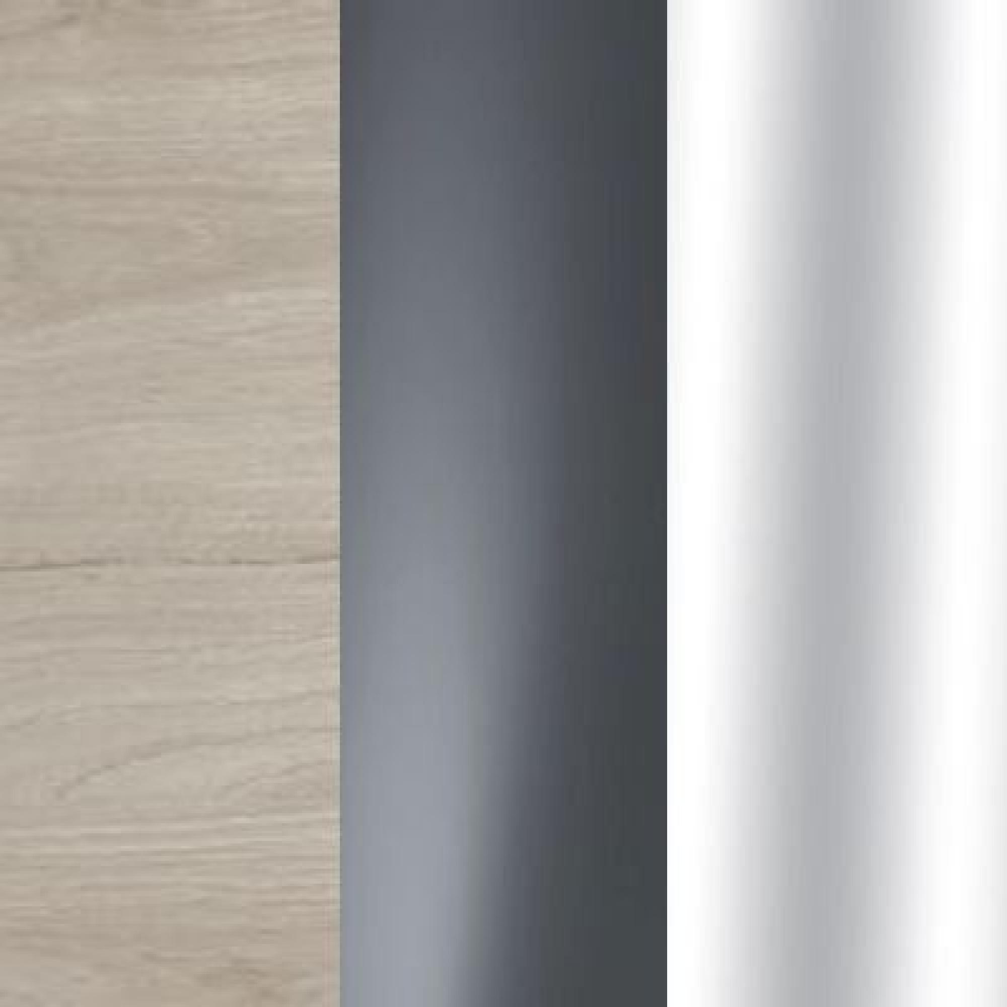 Holm Oak Carcase Color and Front with Graphite Glass and Slate Trims 577