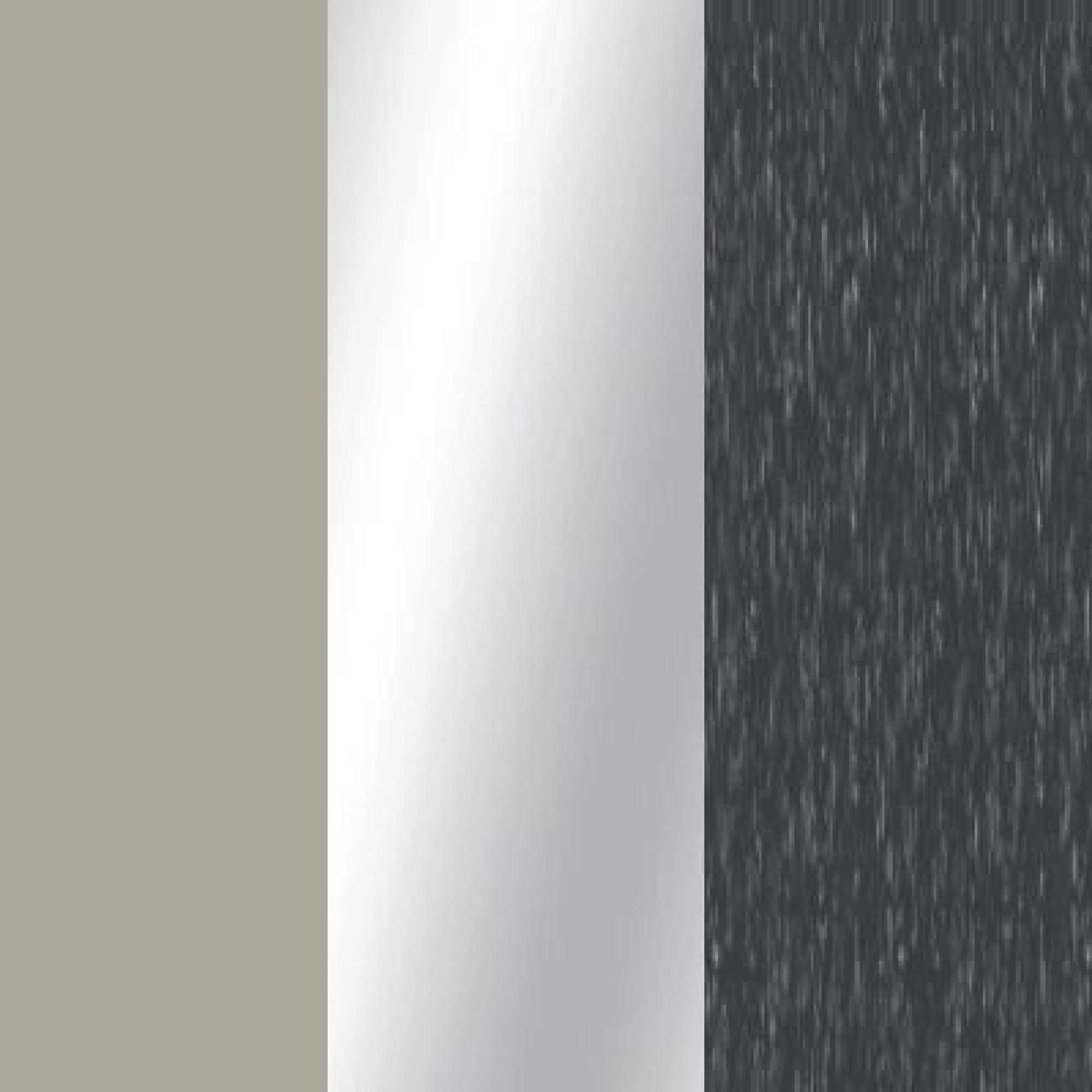 Pebble Grey Carcase Color and Front with Crystal Mirror Front and Slate Trims 578