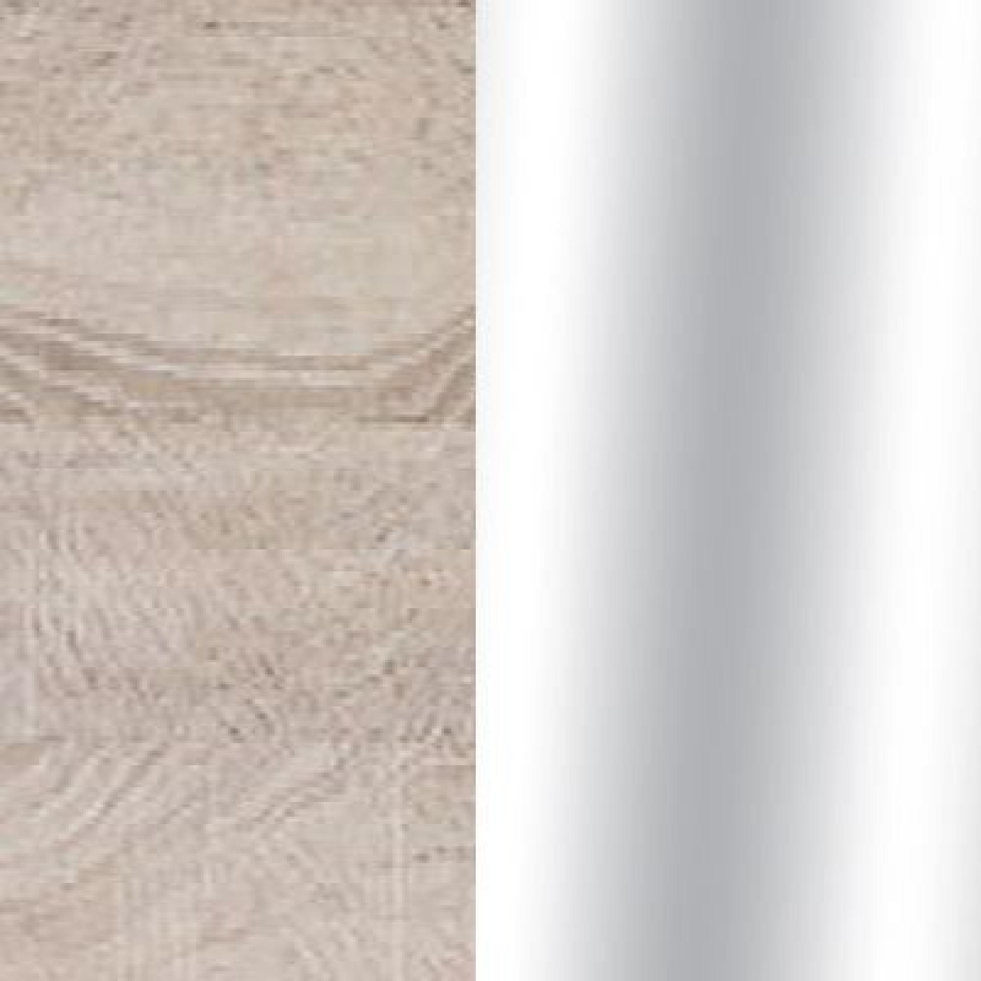 Rustic Oak Carcase Color and Front with Chrome Trims 526