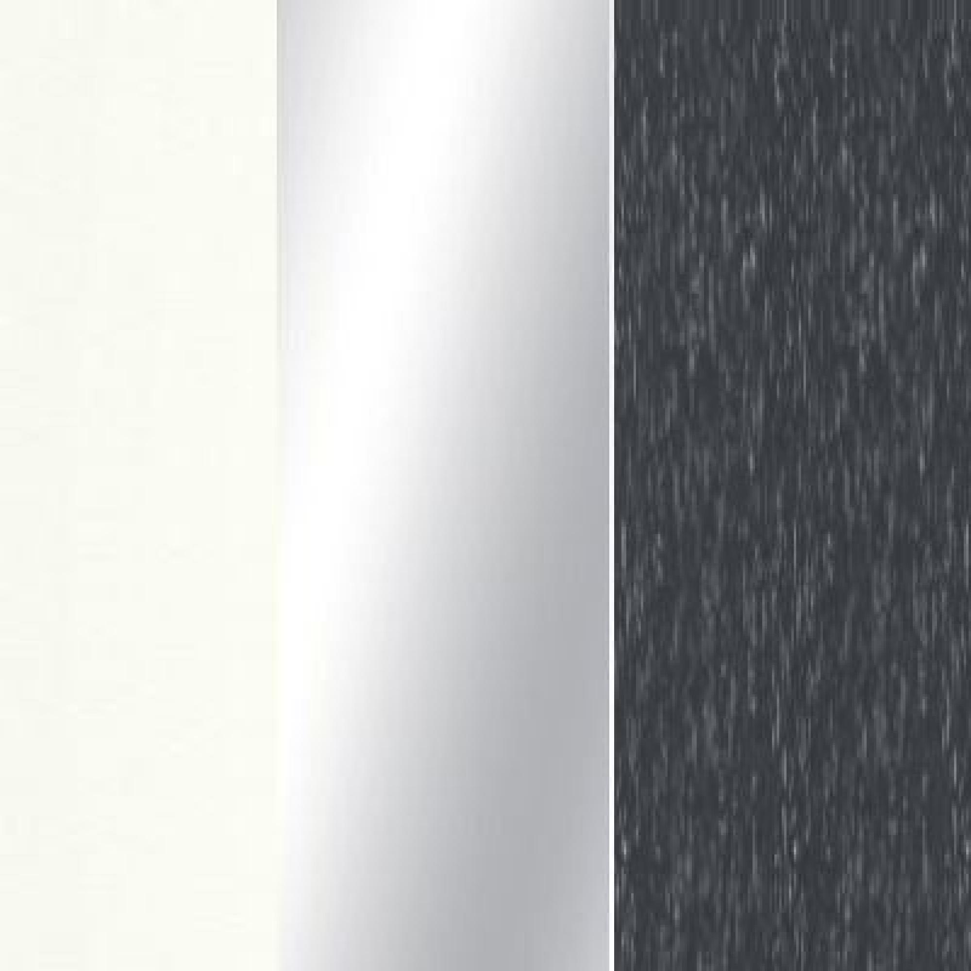 White Carcase Color and Crystal Mirror Front with Slate Trims 571