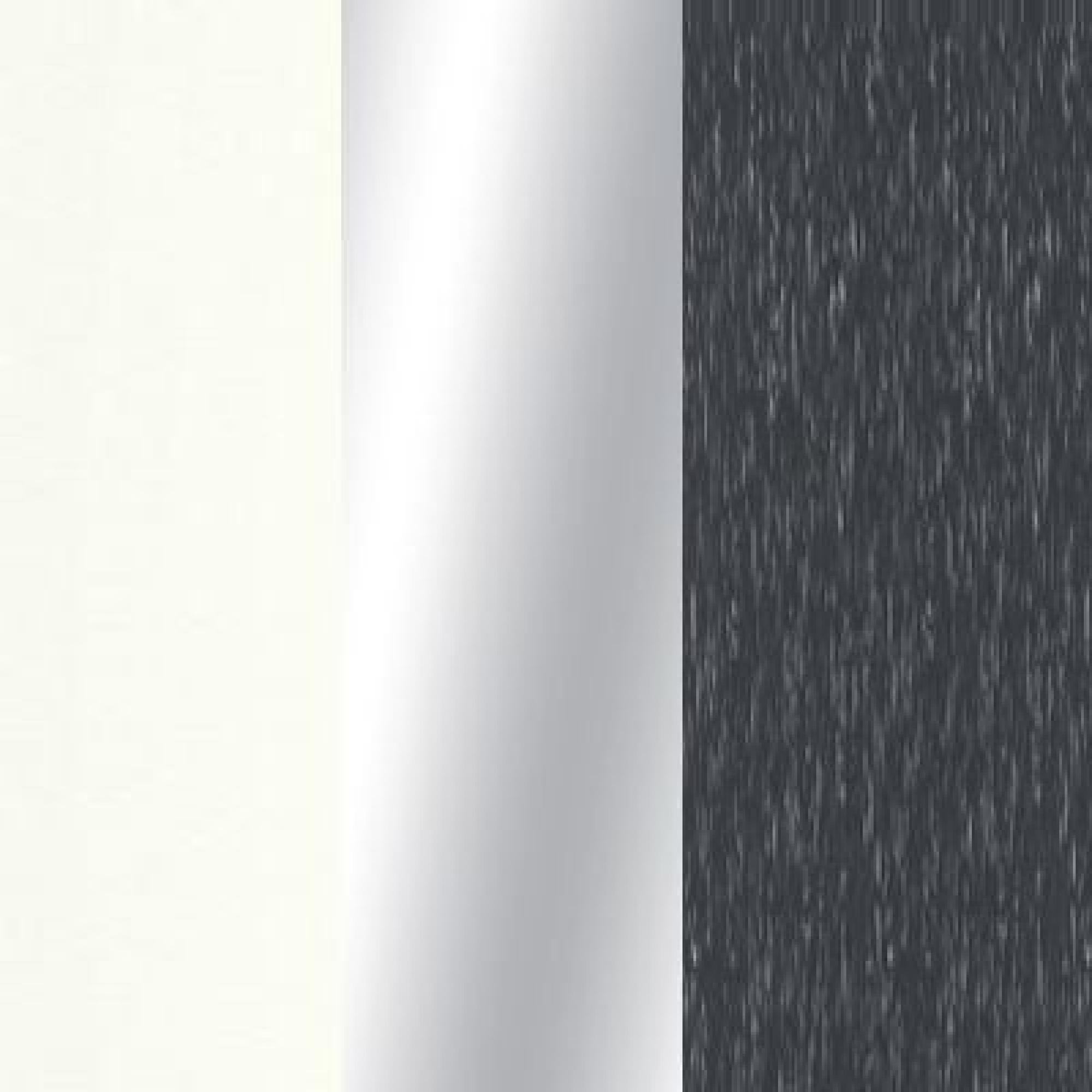 White Carcase Color and Front with Crystal Mirror Front and Slate Trims 571