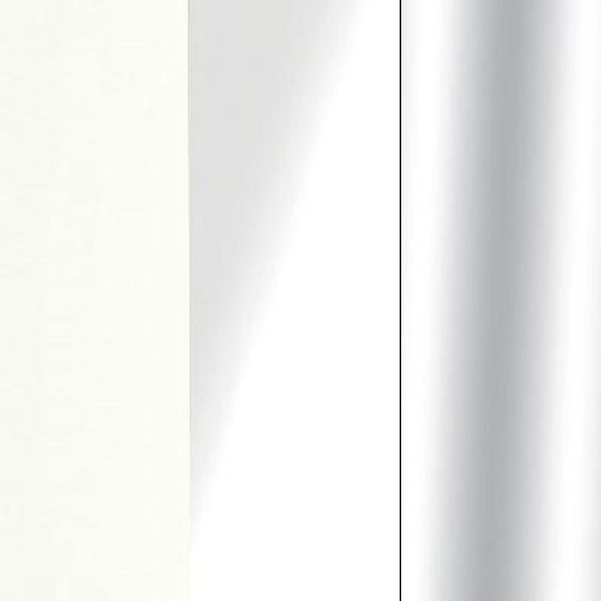 White Carcase Color and Front with White Glass and Chrome Trims 527