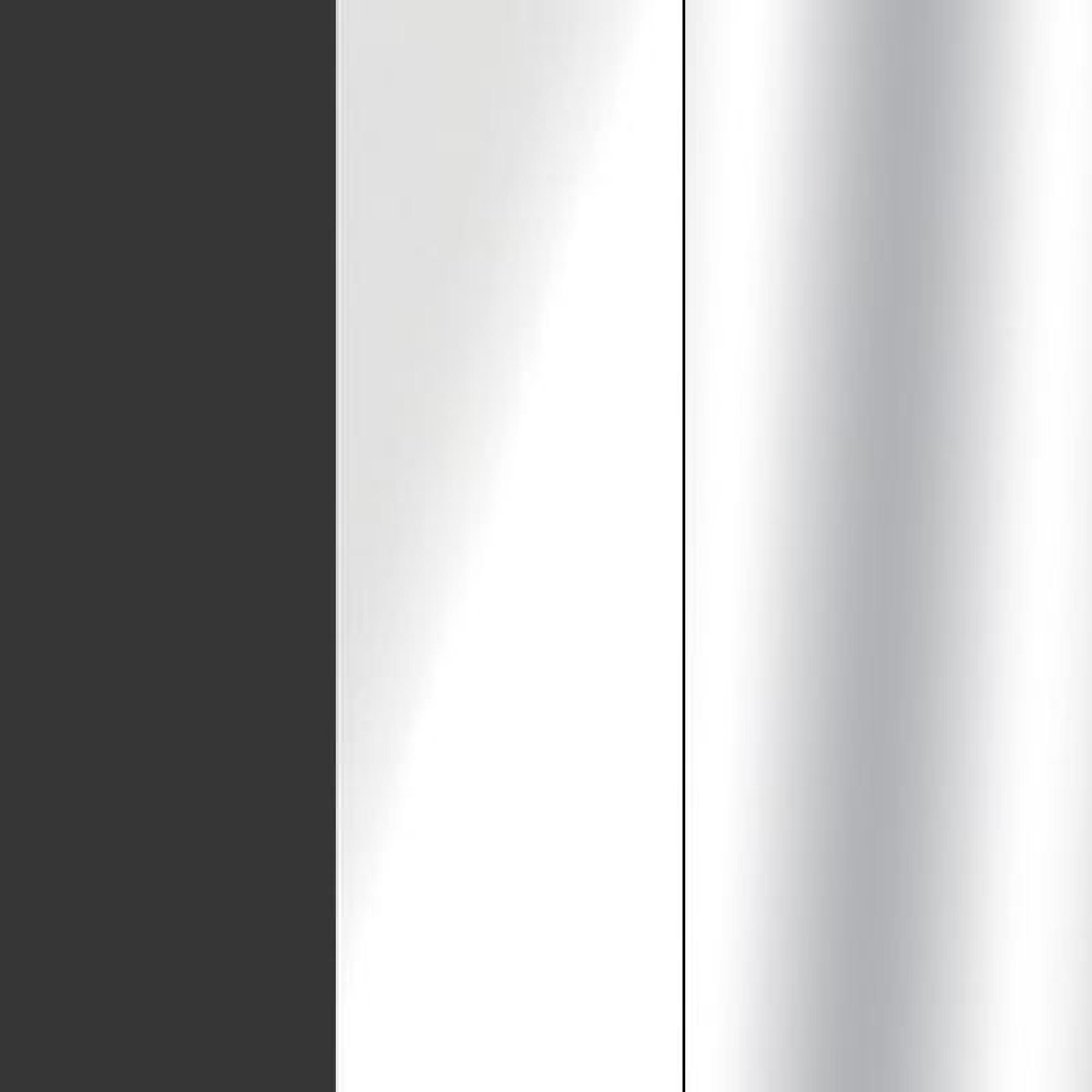 Graphite Carcase Color with White Glass Front and Chrome Trims 548