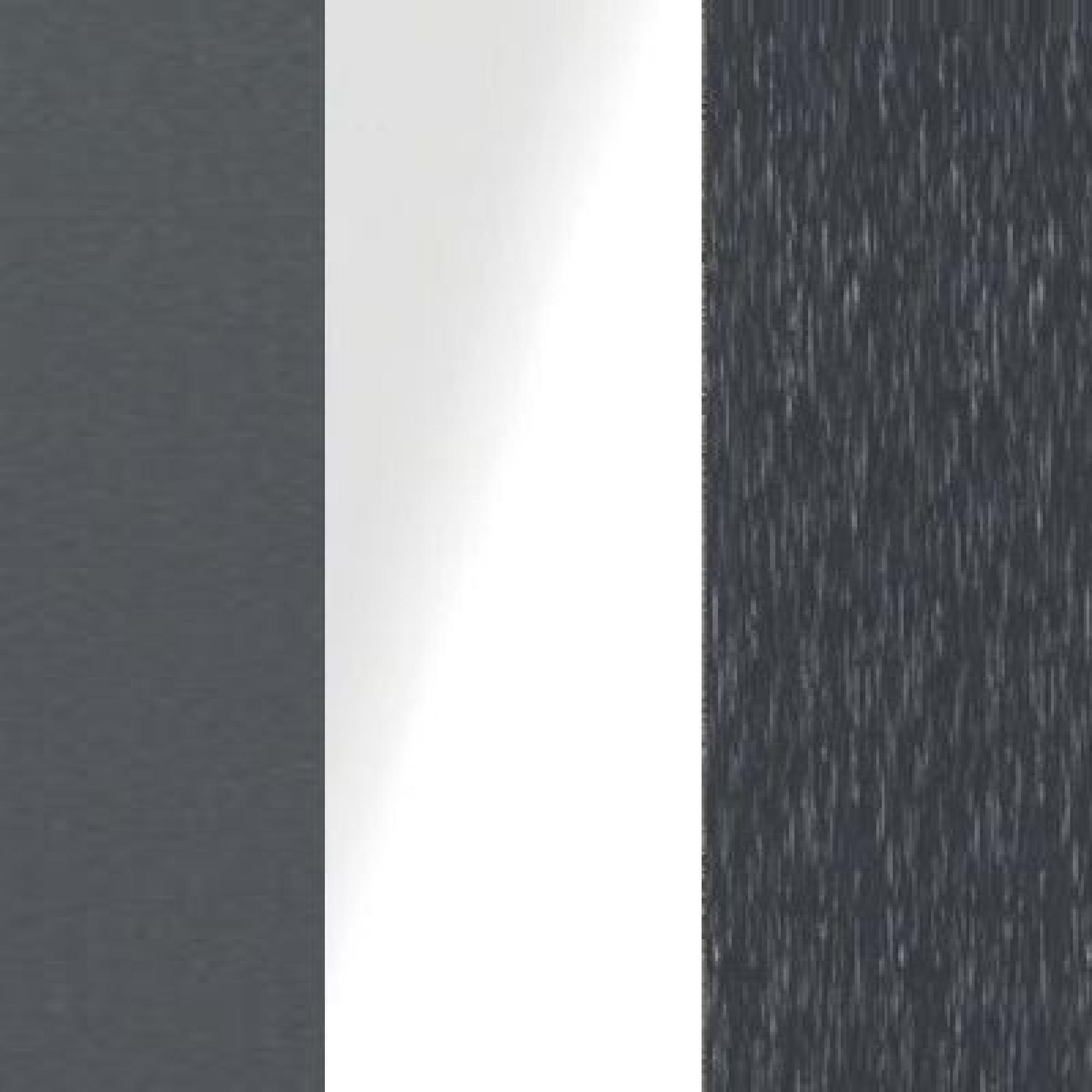 Havana Carcase Color with White Glass Front and Slate Trims 579