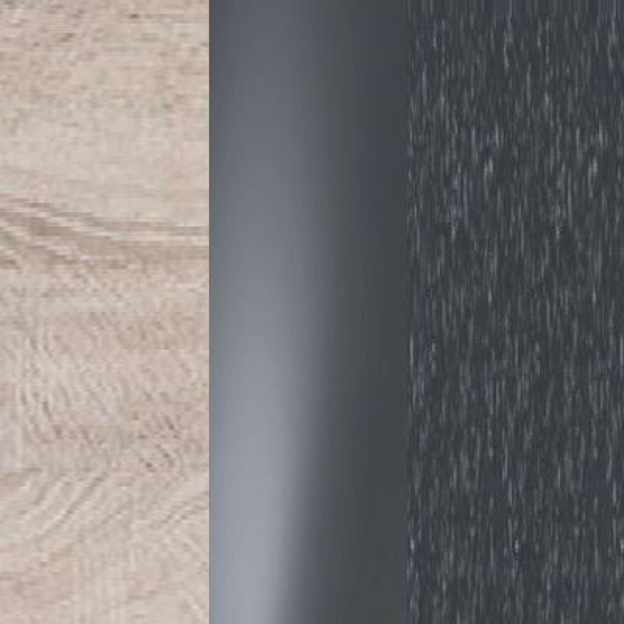 Rustic Oak Carcase Color and Front with Graphite Glass and Slate Trims 559