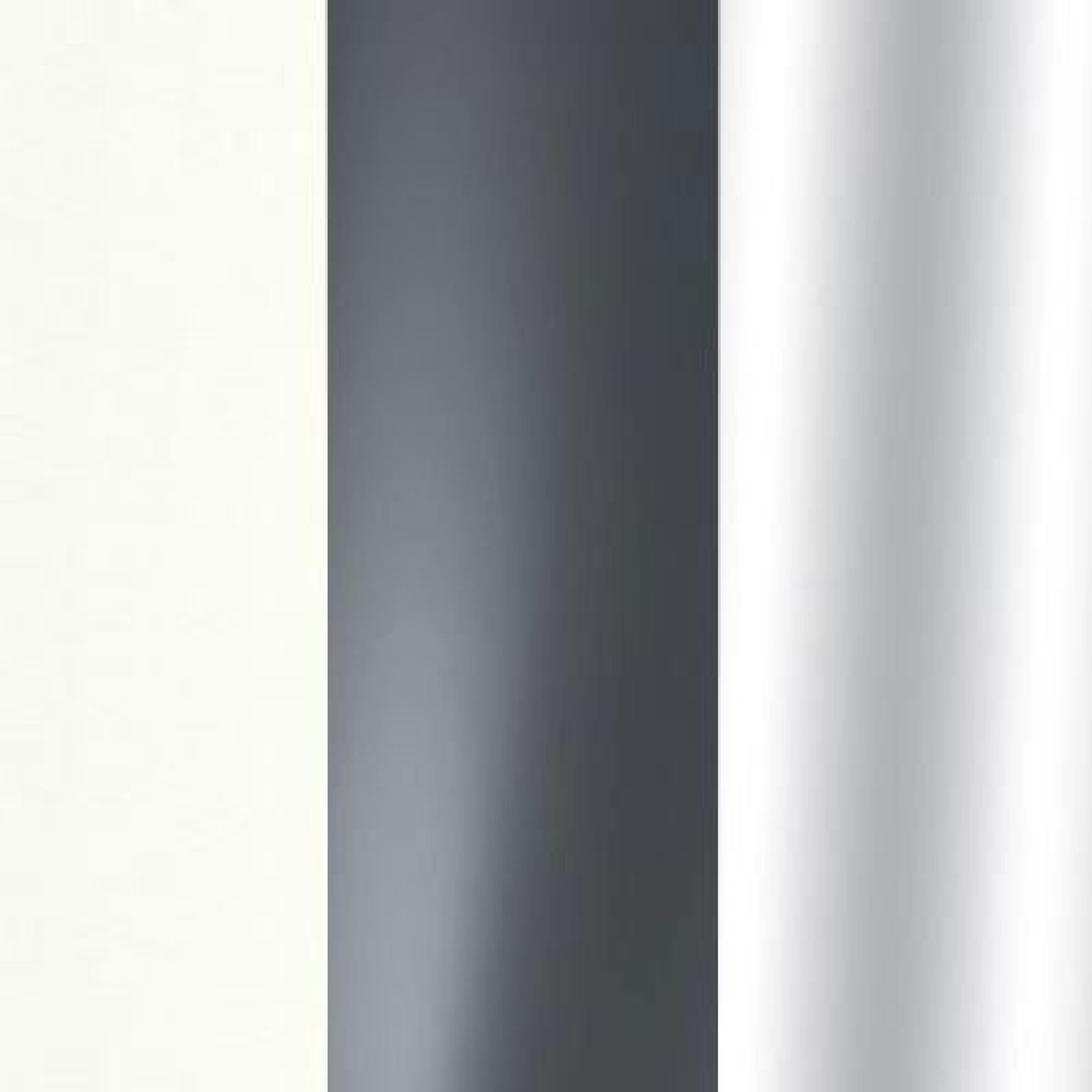 White Carcase Color with Graphite Glass and Chrome Trims 527