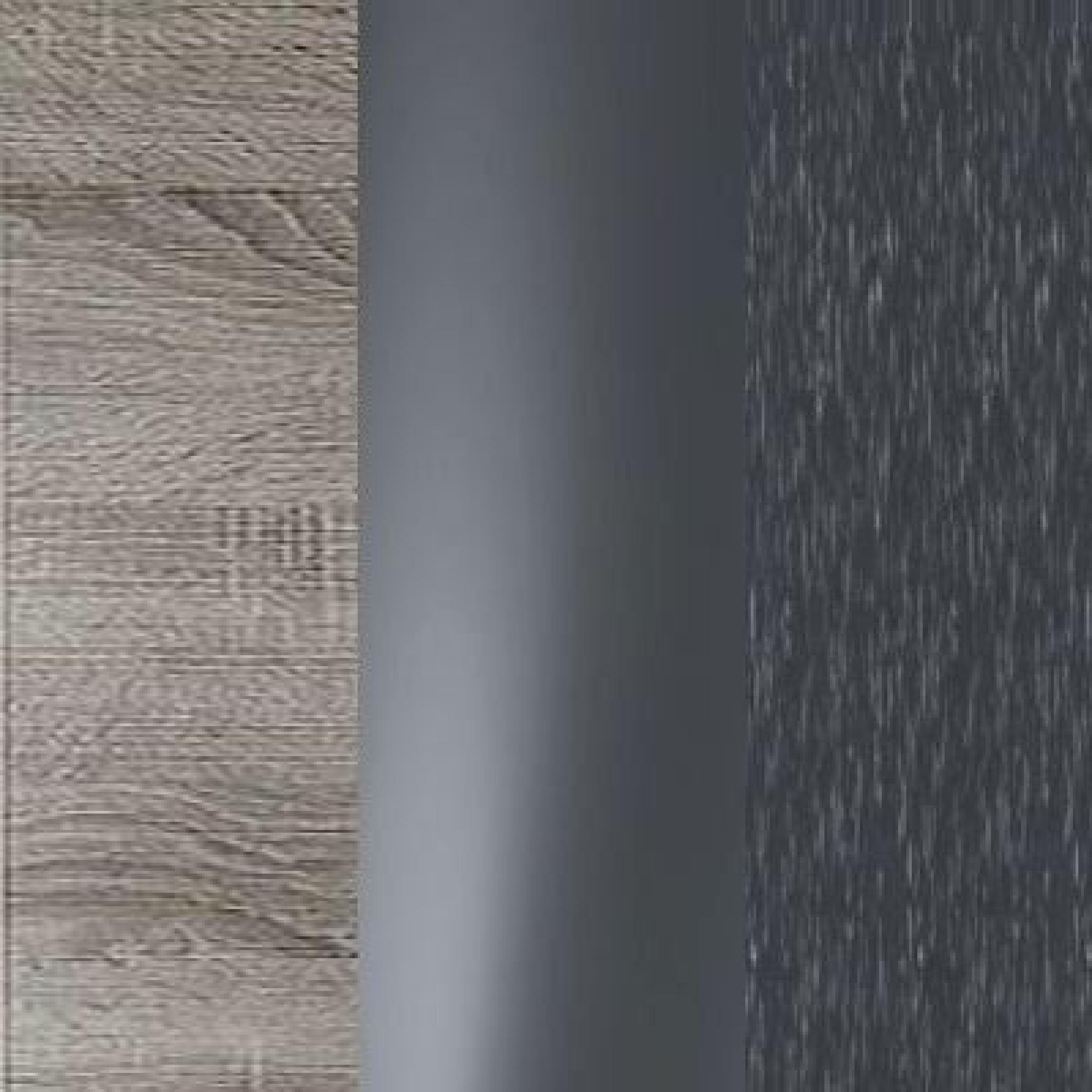 Dark Rustic Oak Carcase Color and Front with Graphite Glass and Slate Trims 572