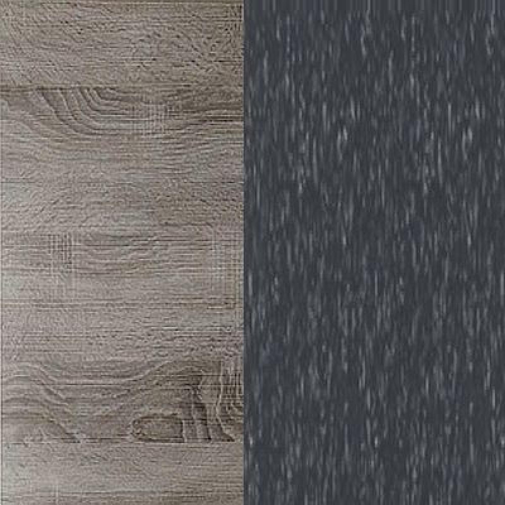 Dark Rustic Oak Carcase Color and Front with Slate Trims 572