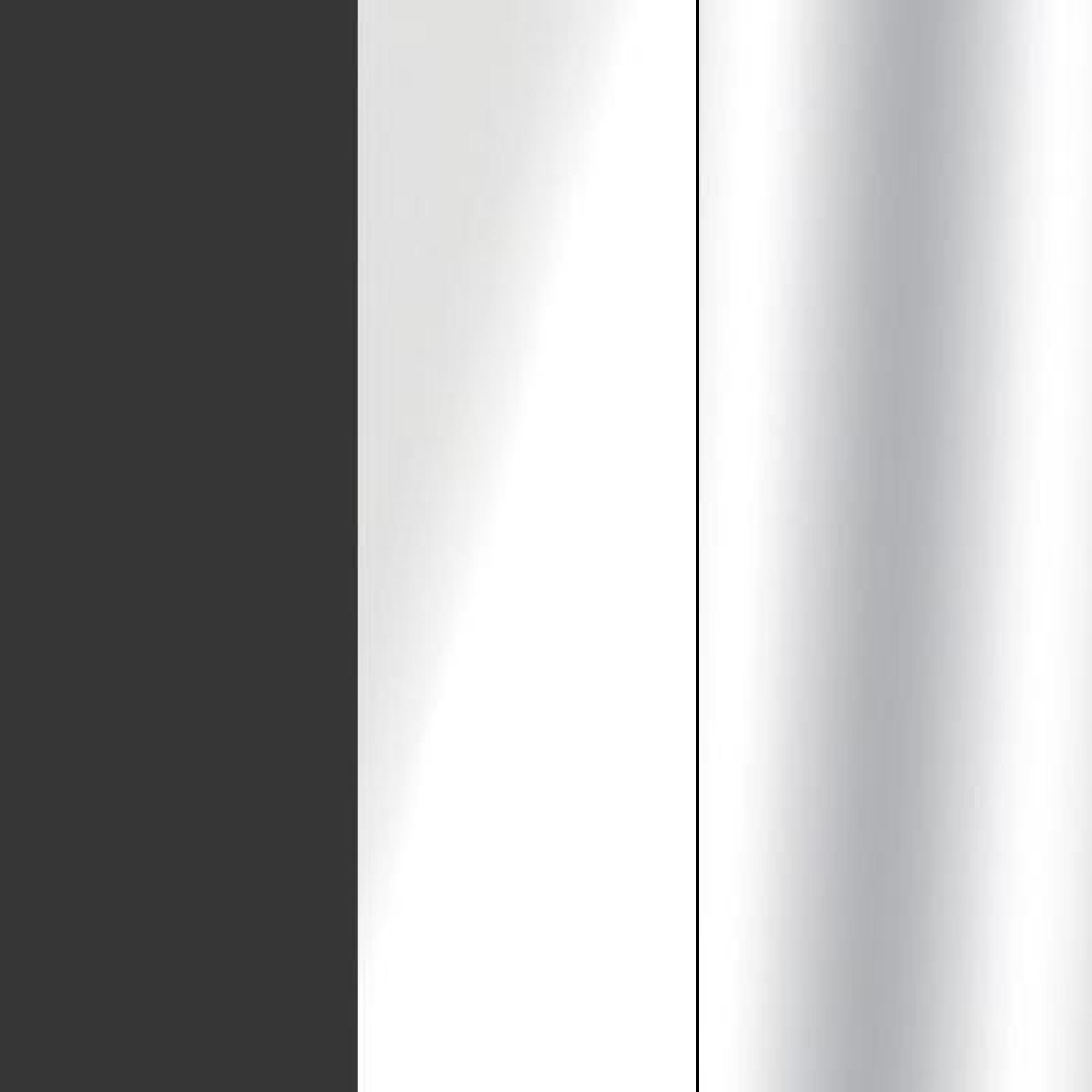 Graphite Carcase Color and Front with White Glass and Chrome Trims 548