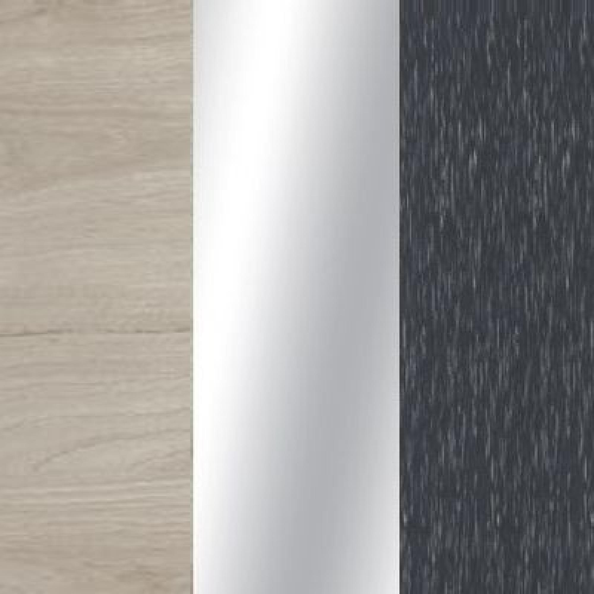 Holm Oak Carcase Color with Crystal Mirror Front and Slate Trims 577